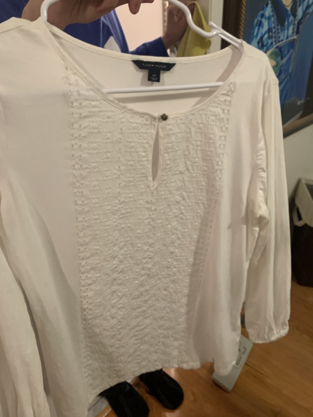Tommy Hilfiger Women's Size Small Off-White Blouse - photo 3