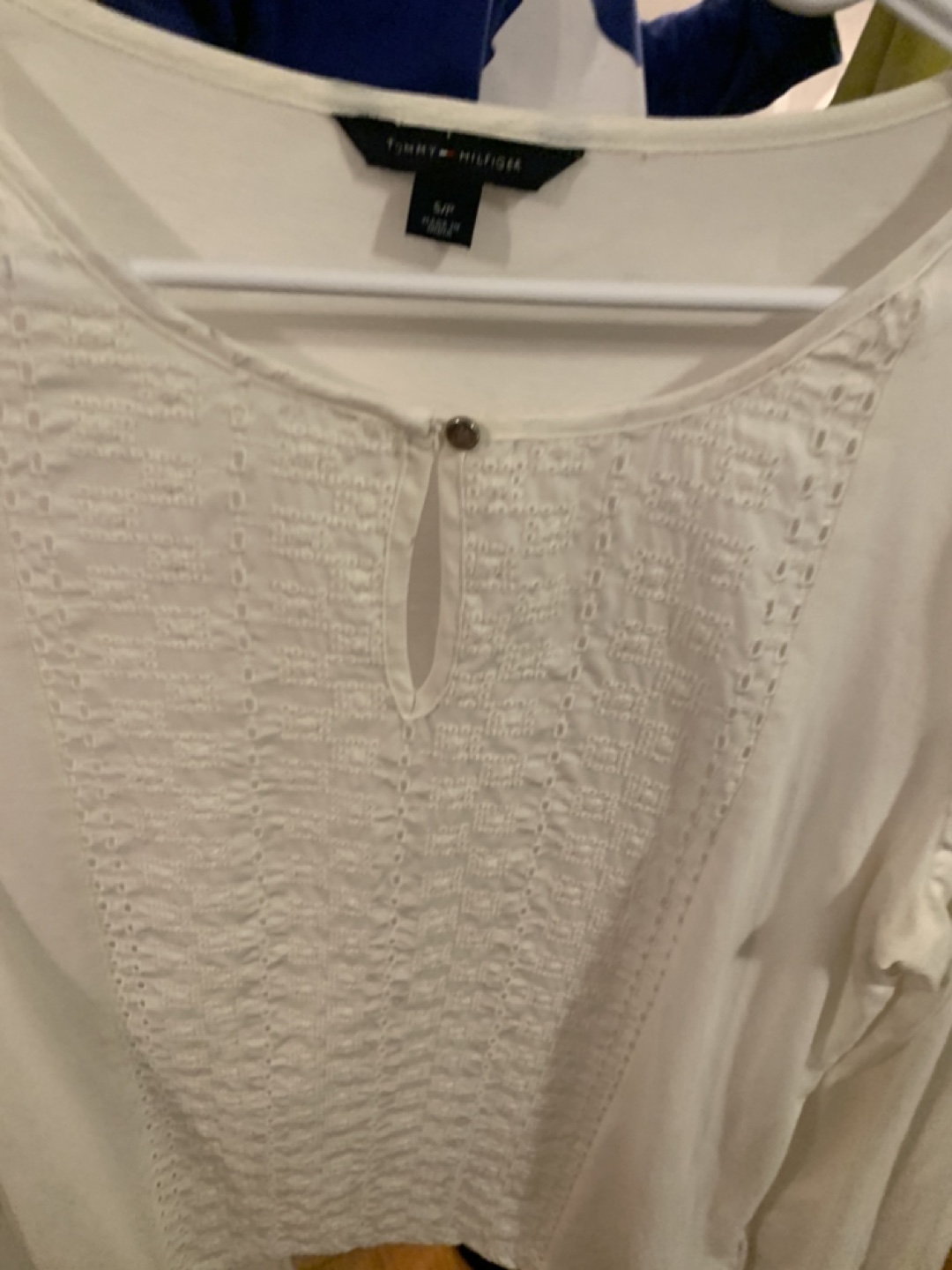 Tommy Hilfiger Women's Size Small Off-White Blouse - photo 2