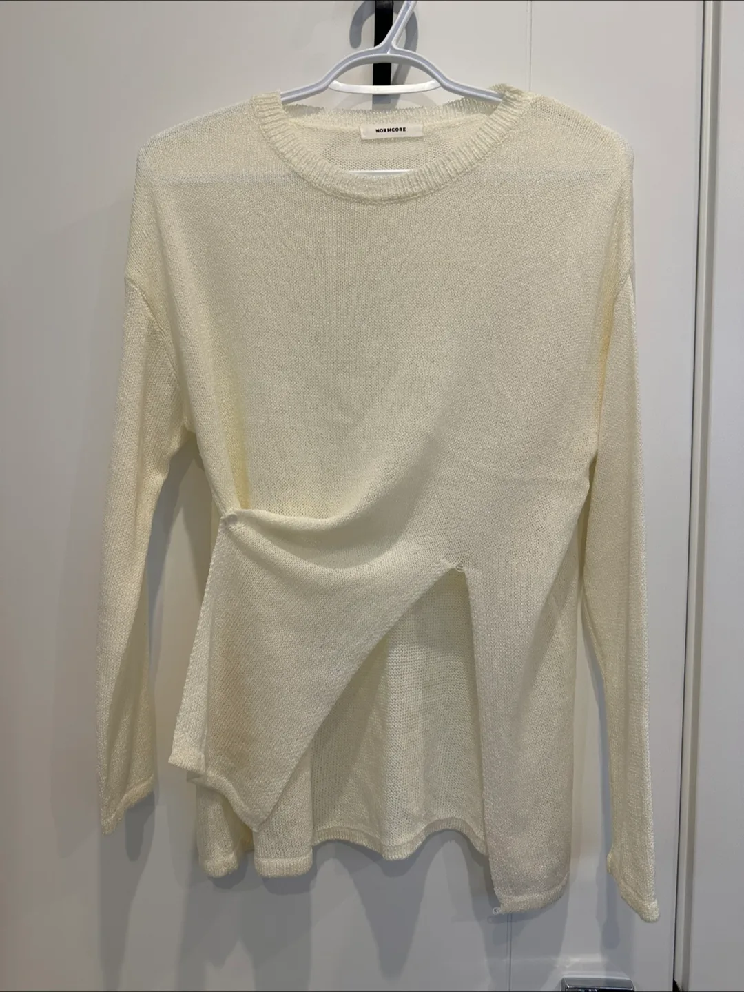 NORMCORE Off-White Knit Sweater