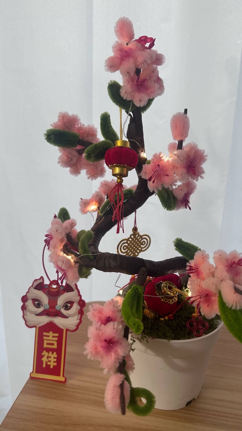 DIY blossom flower with light - photo 2