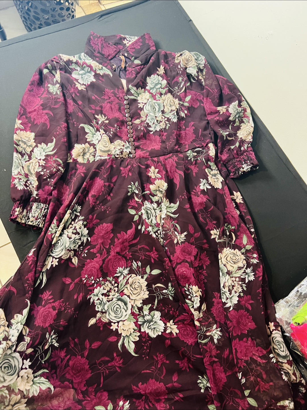 Floral Print Midi Dress