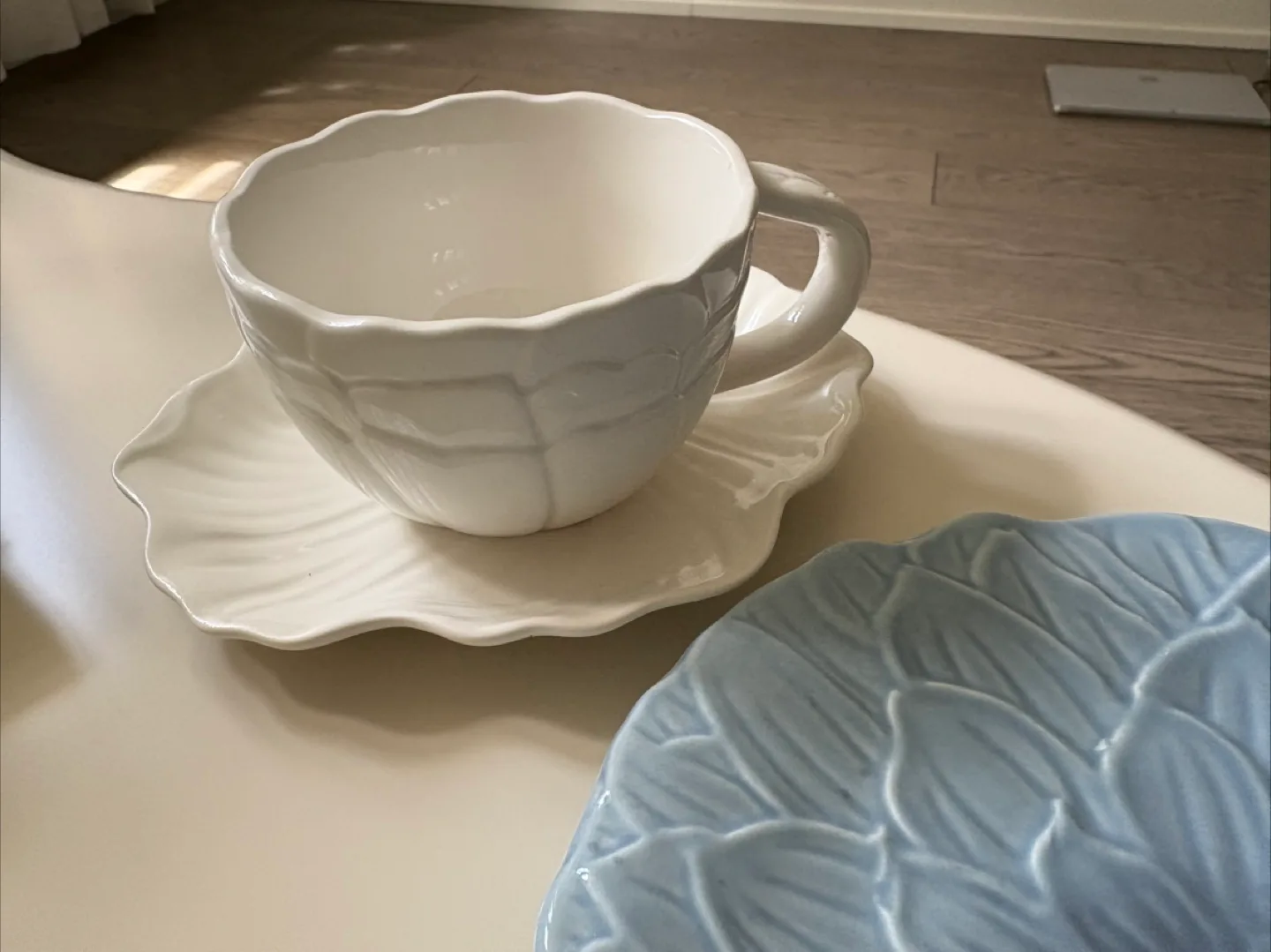 Unique Floral Teacups and Plates Set thumbnail