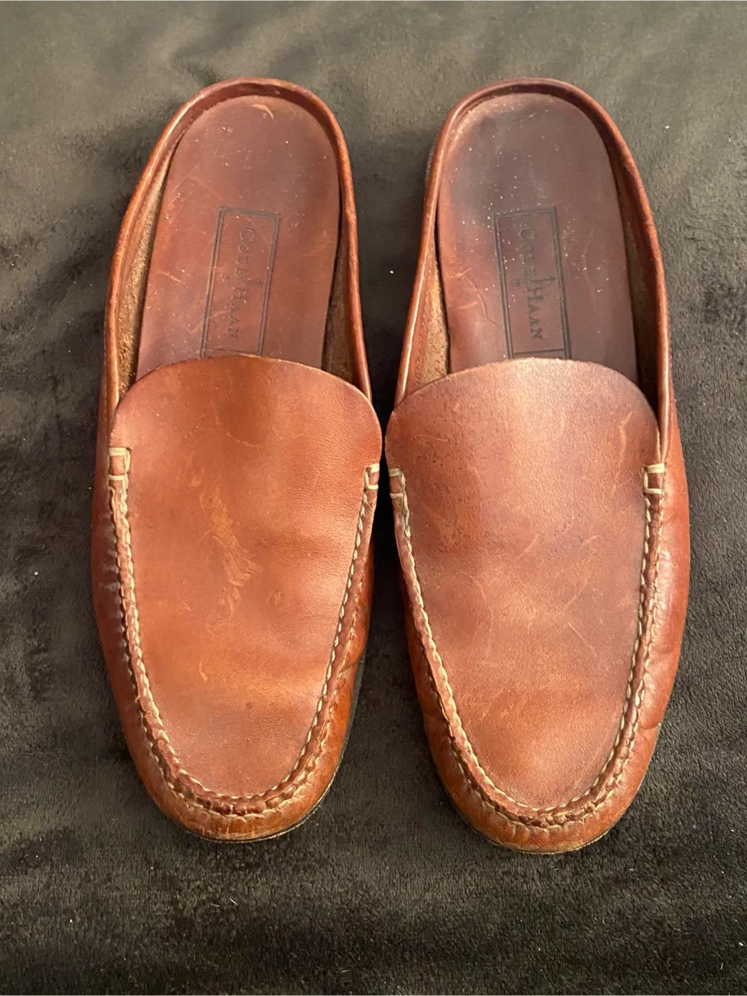 COLE HAAN LEATHER LOAFERS thumbnail