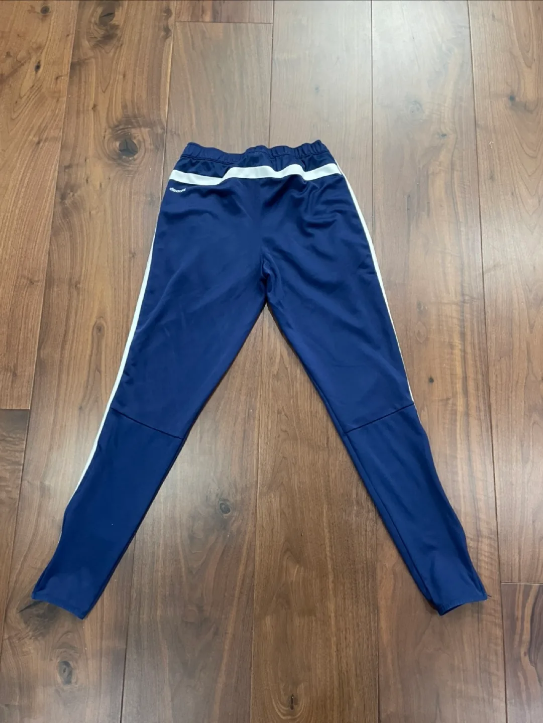 Adidas Navy Blue Tapered Track Pants - Men’s Size Small image indicator(6)