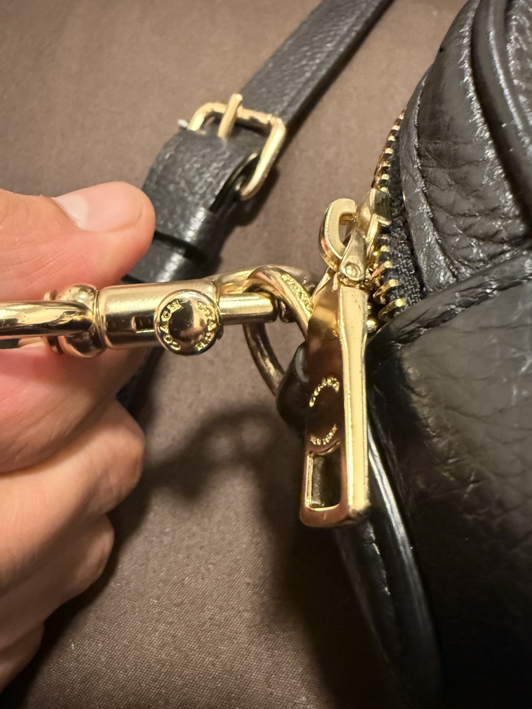 Coach Black Leather Crossbody Bag - photo 3