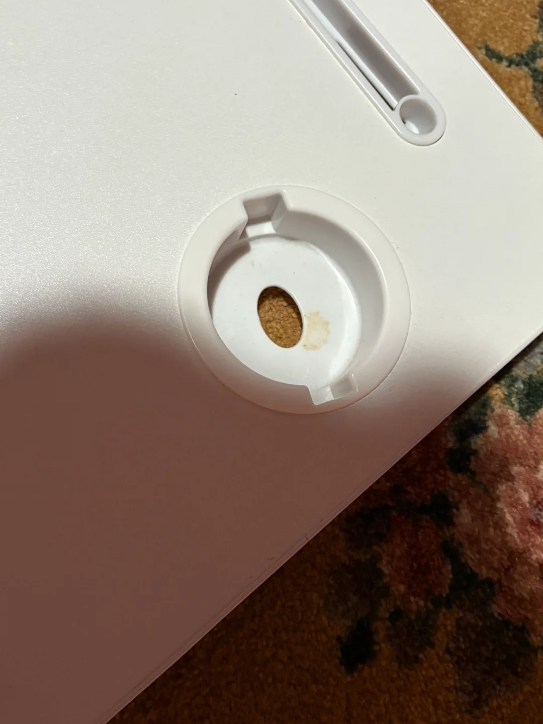 White Foldable Laptop Desk with USB Ports and Fan image indicator(2)