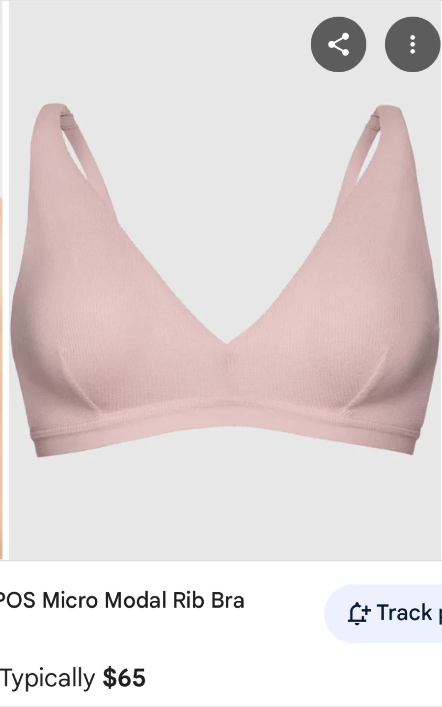 Knix Your Micro Modal Rib Bralette - Size XL+
