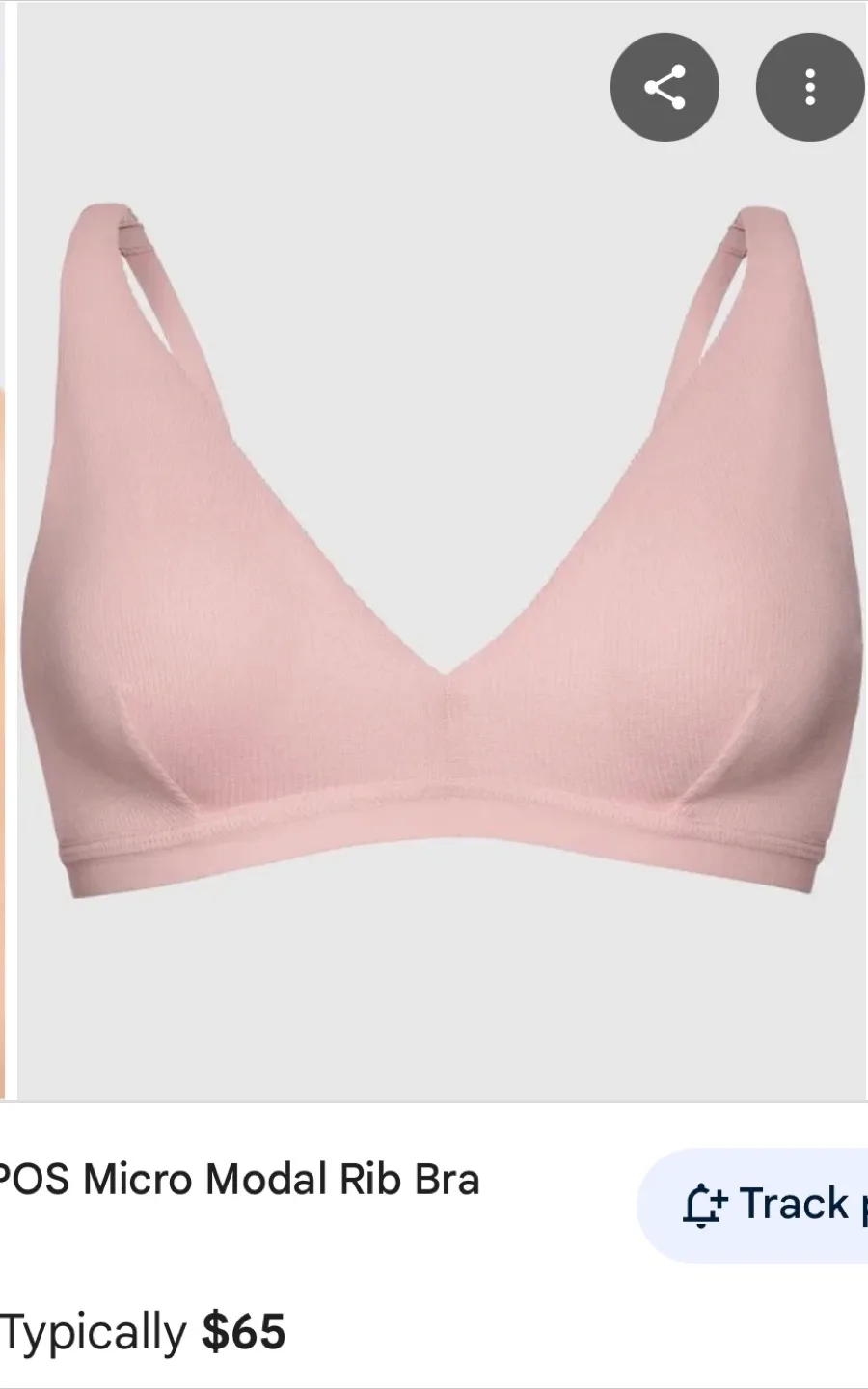 Knix Your Micro Modal Rib Bralette - Size XL+