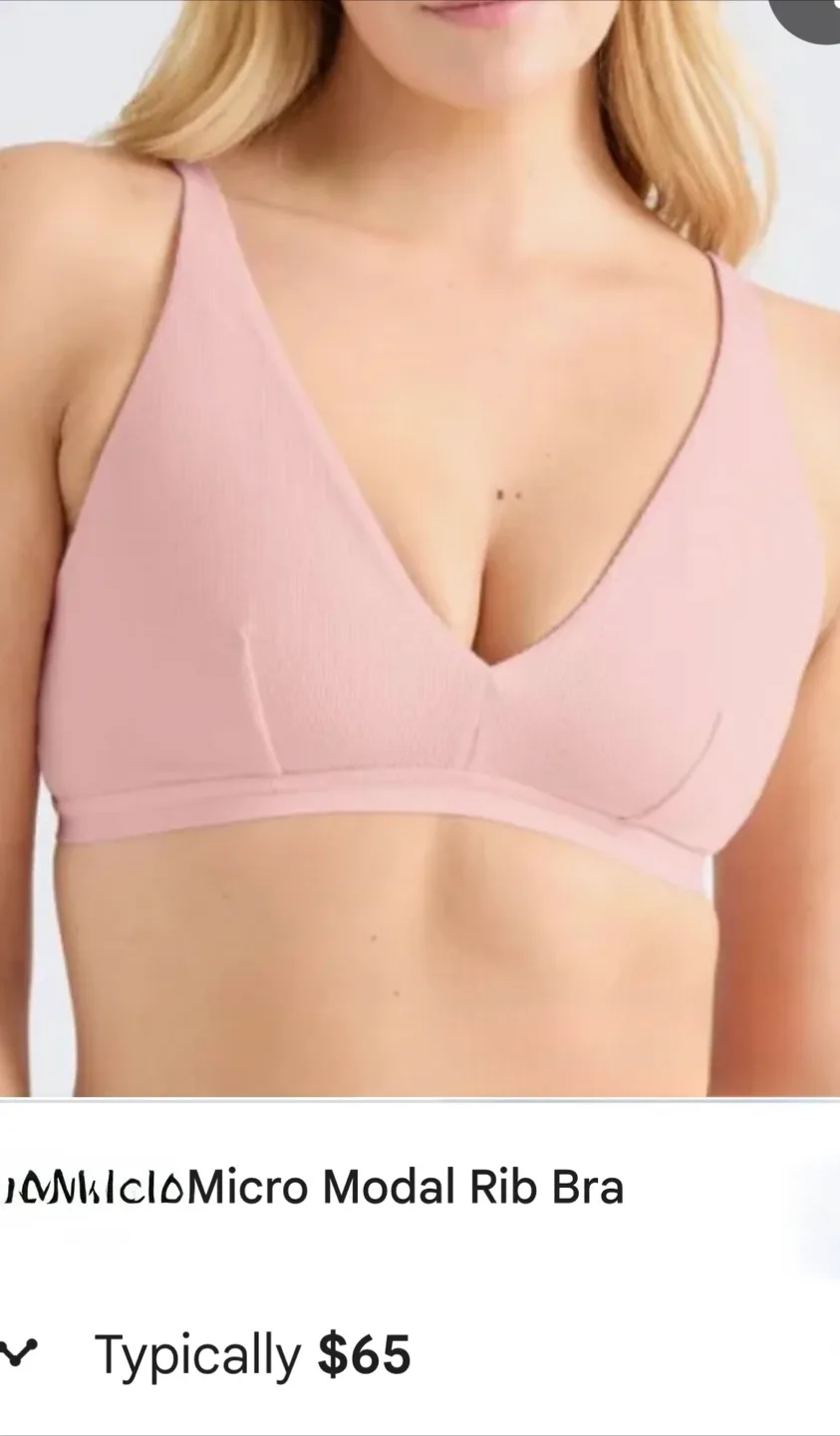 Knix Your Micro Modal Rib Bralette - Size XL+ image indicator(6)