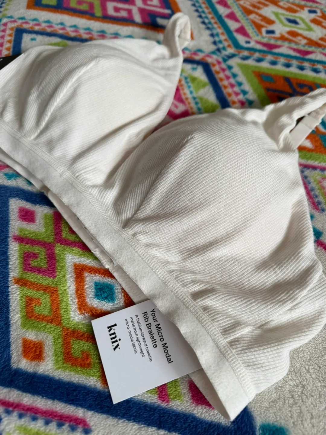 Knix Your Micro Modal Rib Bralette - Size XL+ image indicator(2)