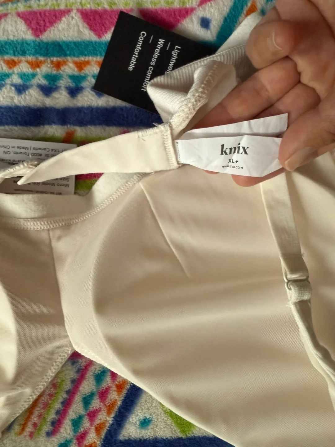 Knix Your Micro Modal Rib Bralette - Size XL+ image indicator(5)