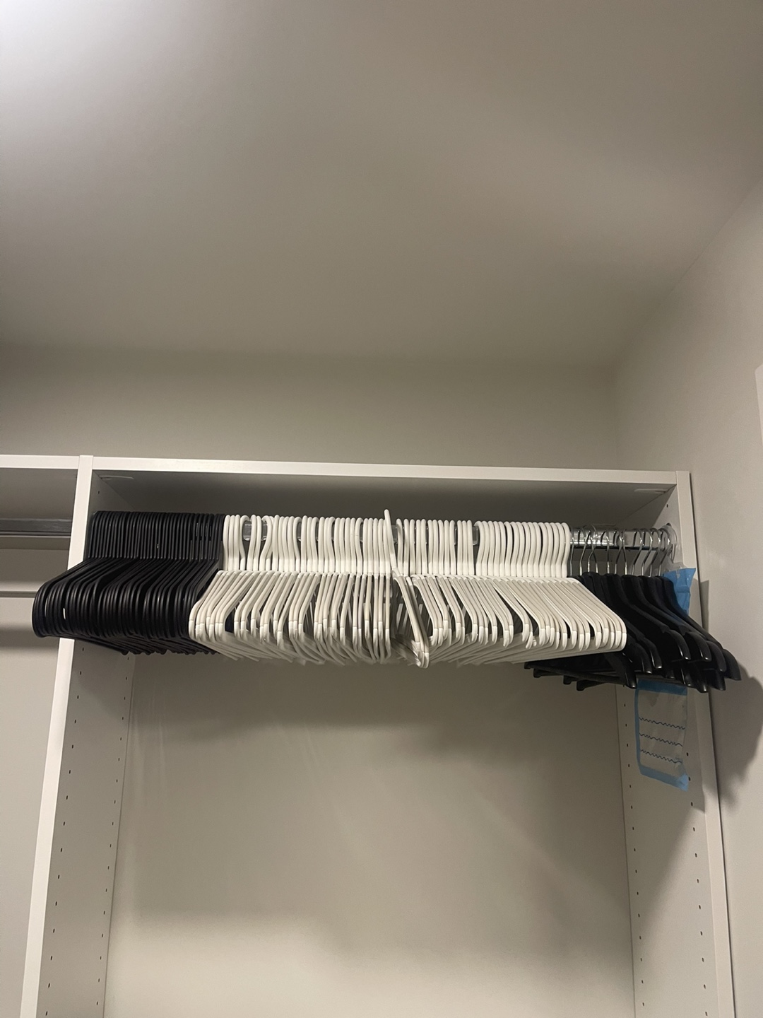 Bulk Clothing Hangers - Black and White