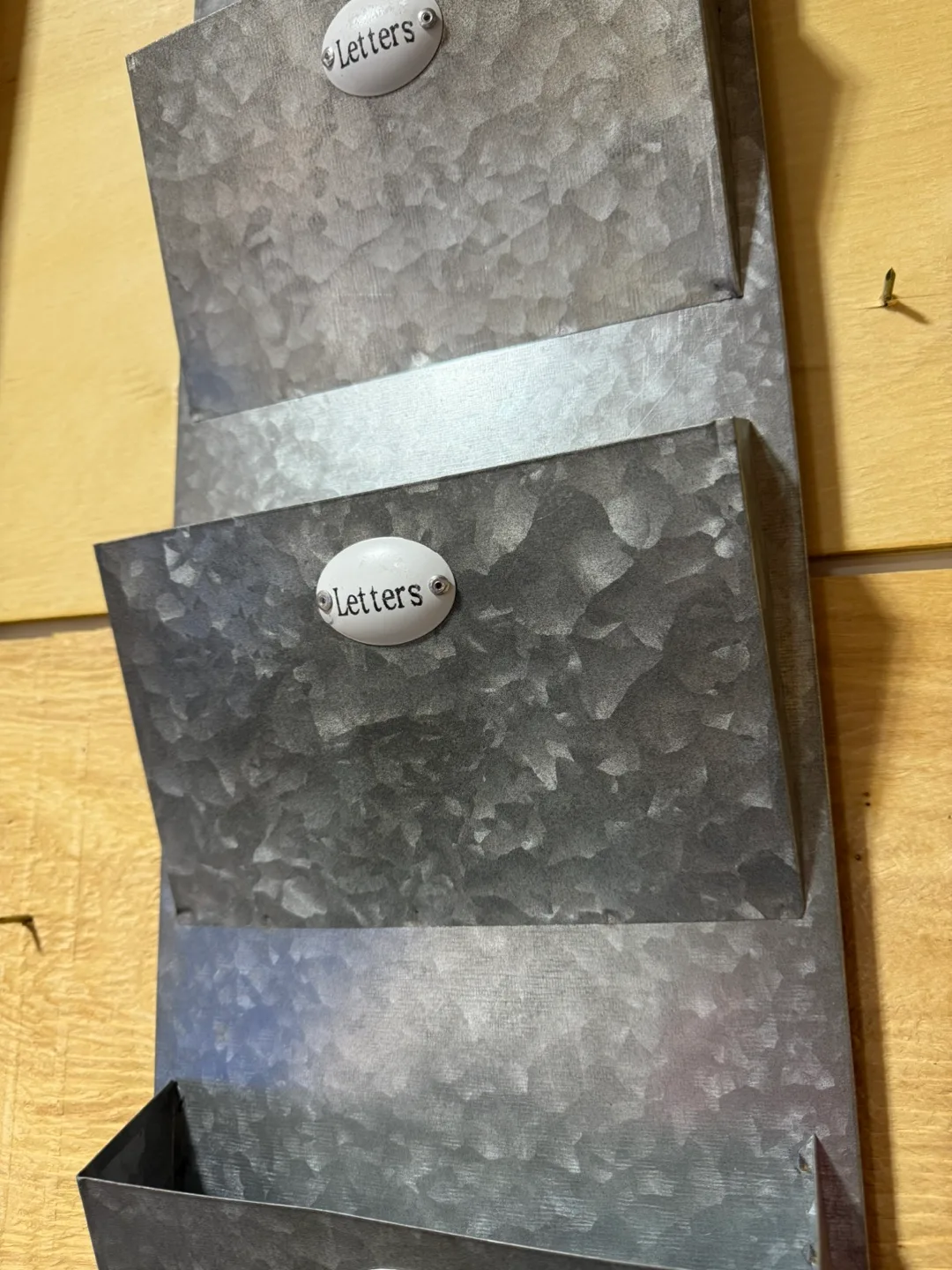 Galvanized Wall Mounted Mail Organizer image indicator(2)