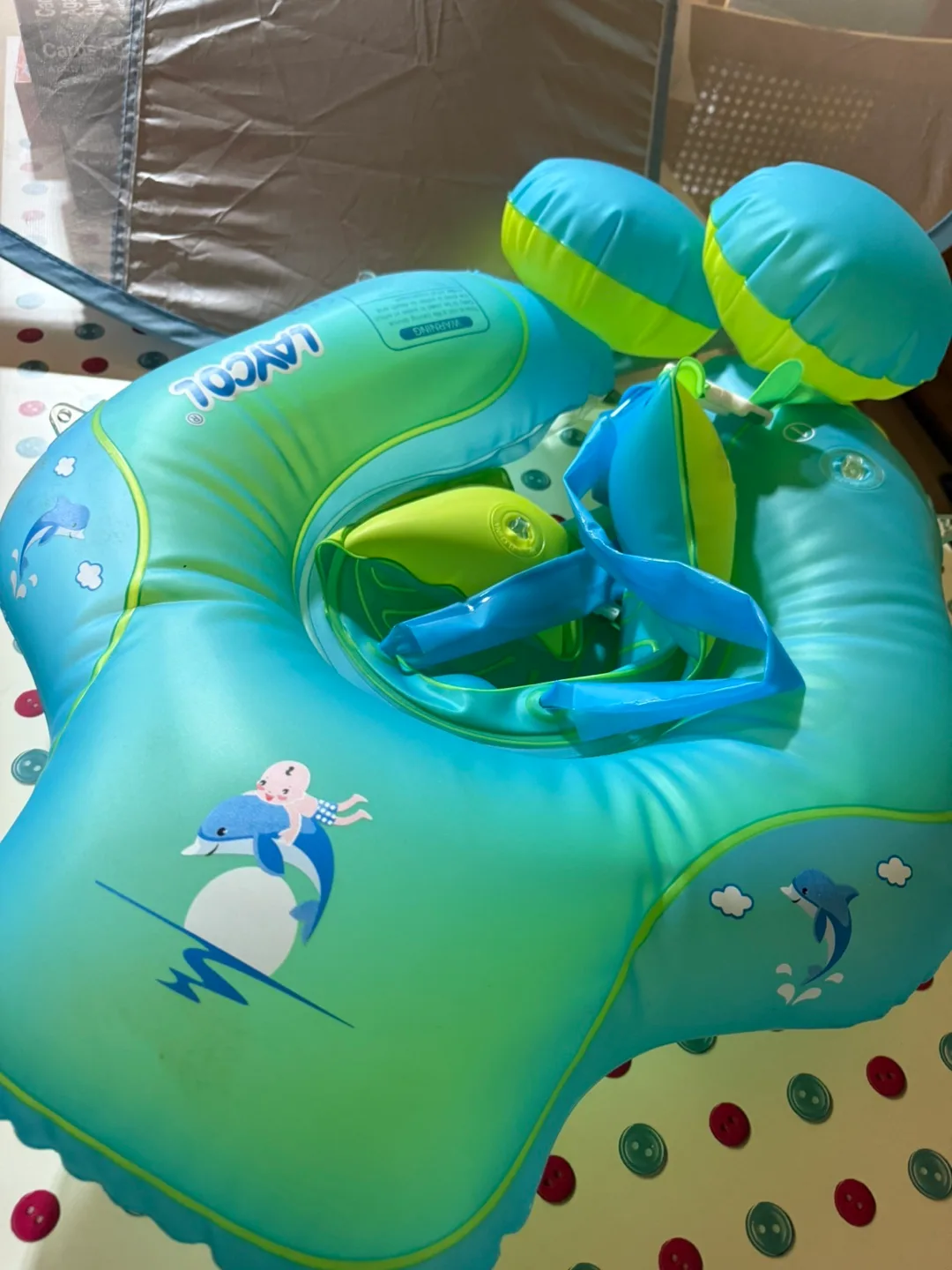 Infant Swim Trainer - Laycol Baby Float w/shade thumbnail