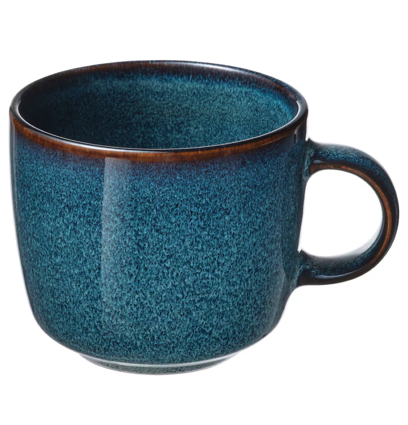 Set of Two Ceramic Mugs - Dark Grey and Teal - photo 2