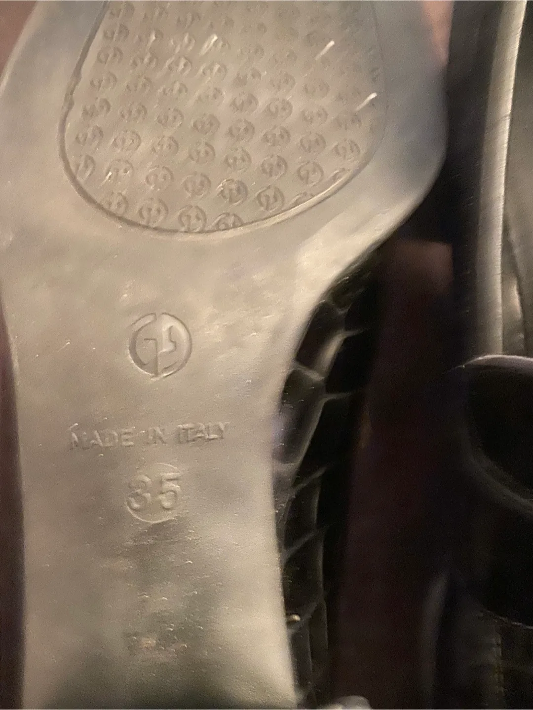 BLACK SQUARE TOE LEATHER HEELS image indicator(2)