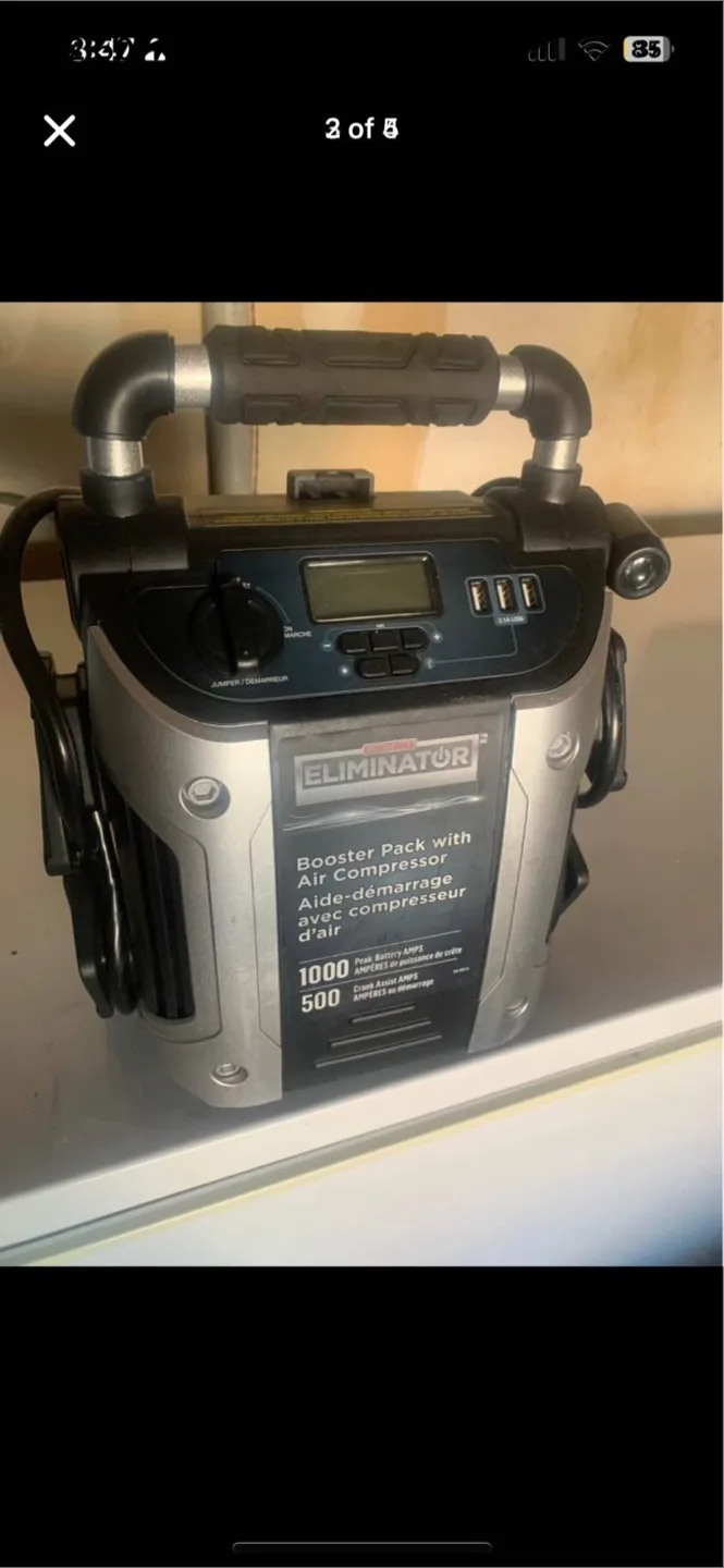 Eliminator 1000A 12V Booster Pack with Air Compressor image indicator(2)