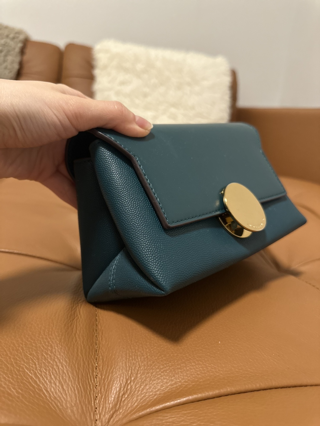 Charles & Keith Flap Mini Shoulder Bag - Green - photo 2