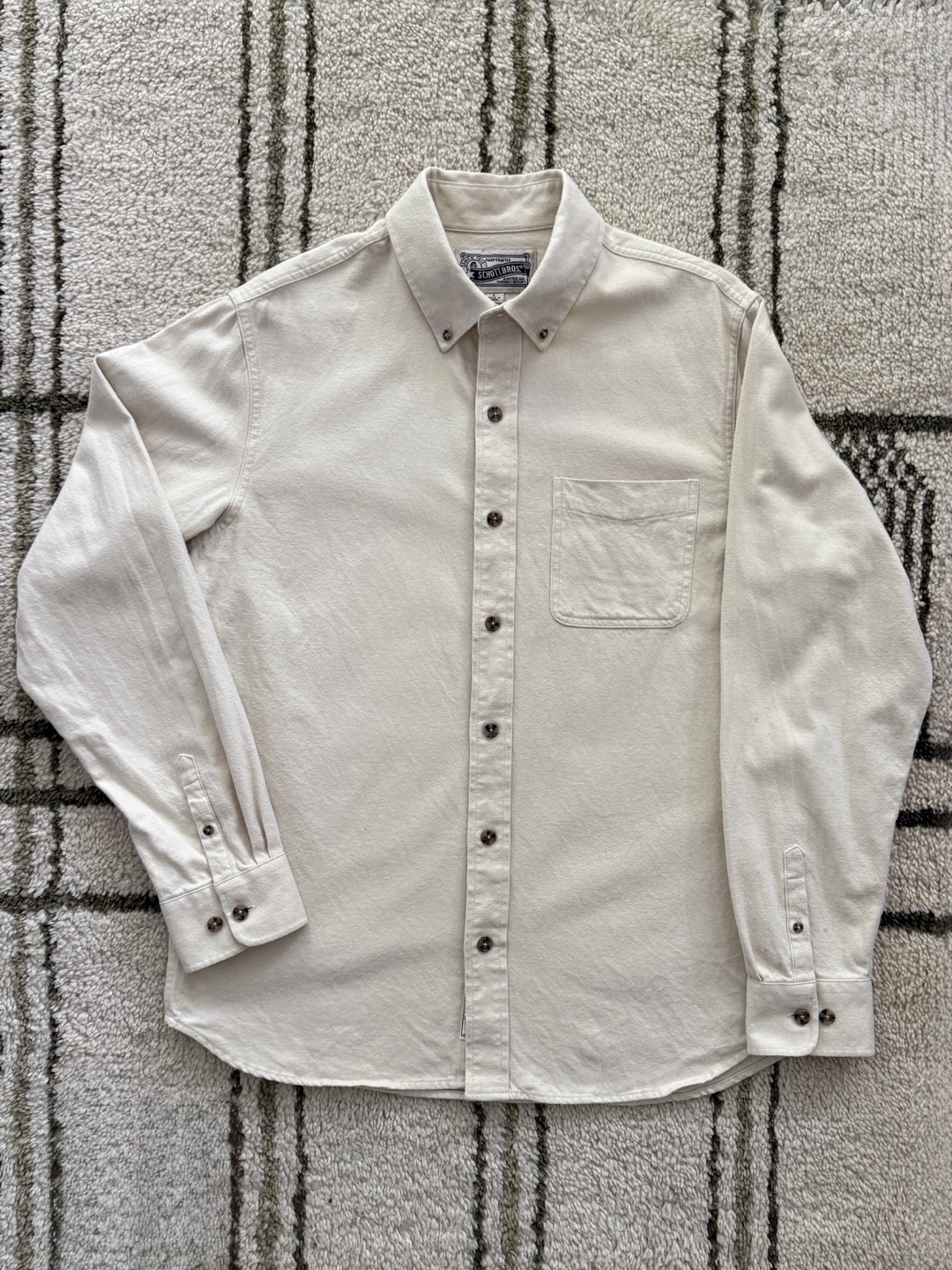 Schott NYC Cotton Flannel Shirt L - photo 4