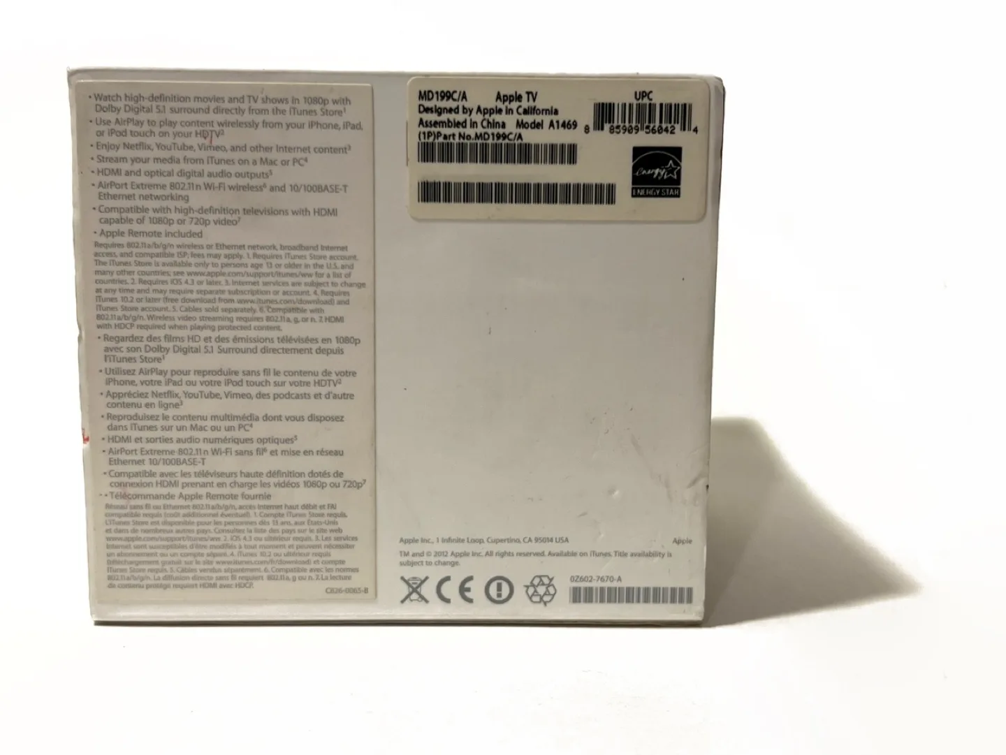 Apple TV (3rd generation) - A1469 + Extra Accessories / Cables image indicator(3)