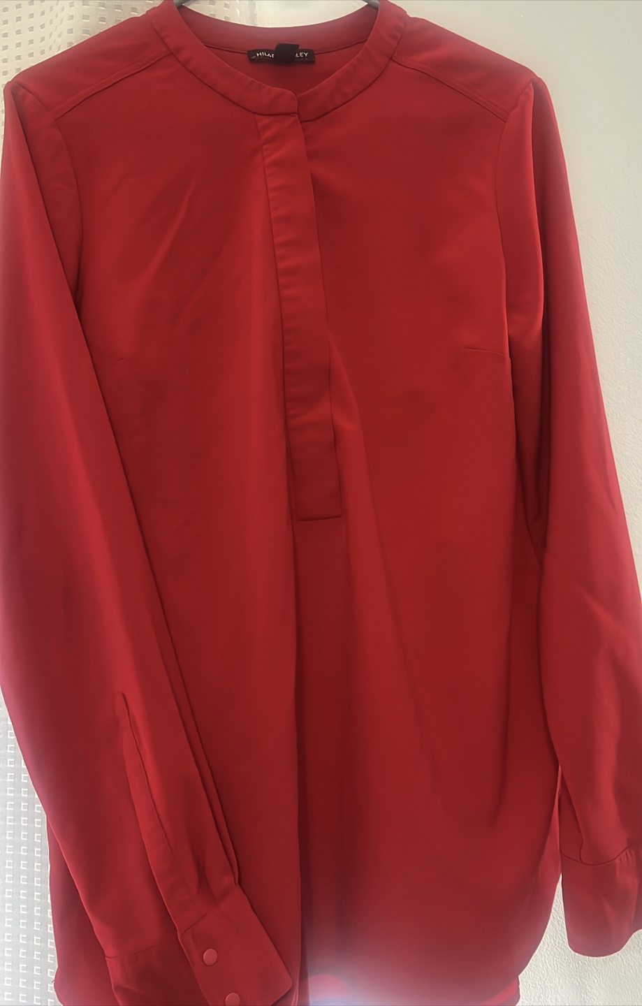 Hilary Radley Red Blouse Size L/G - photo 5