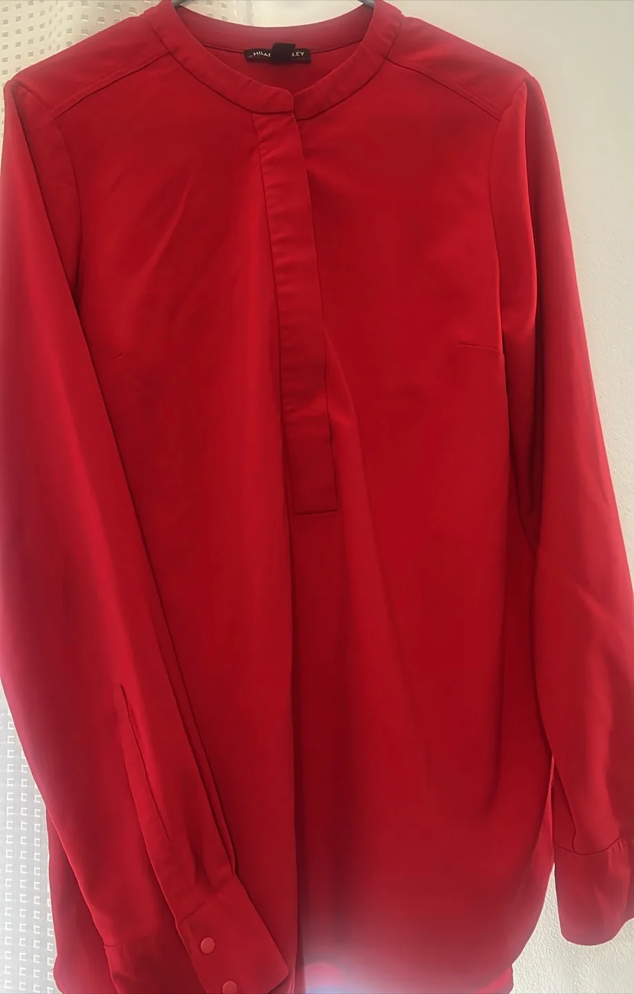 Hilary Radley Red Blouse Size L/G image indicator(5)