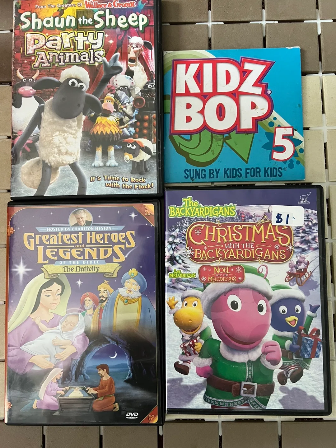 Kids dvd group of 4 thumbnail