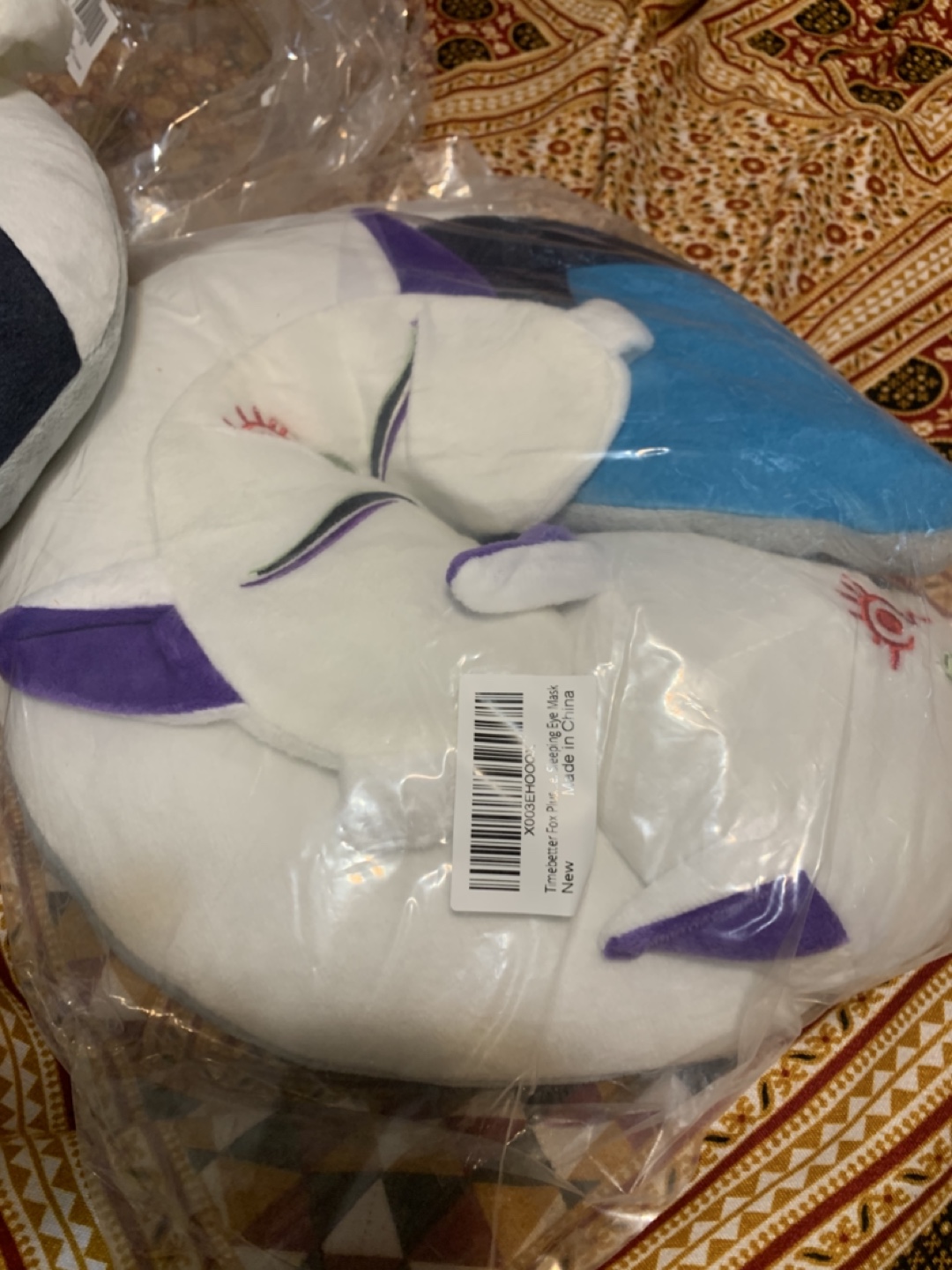 Kitsune Neck Pillow and Sleep Mask Set