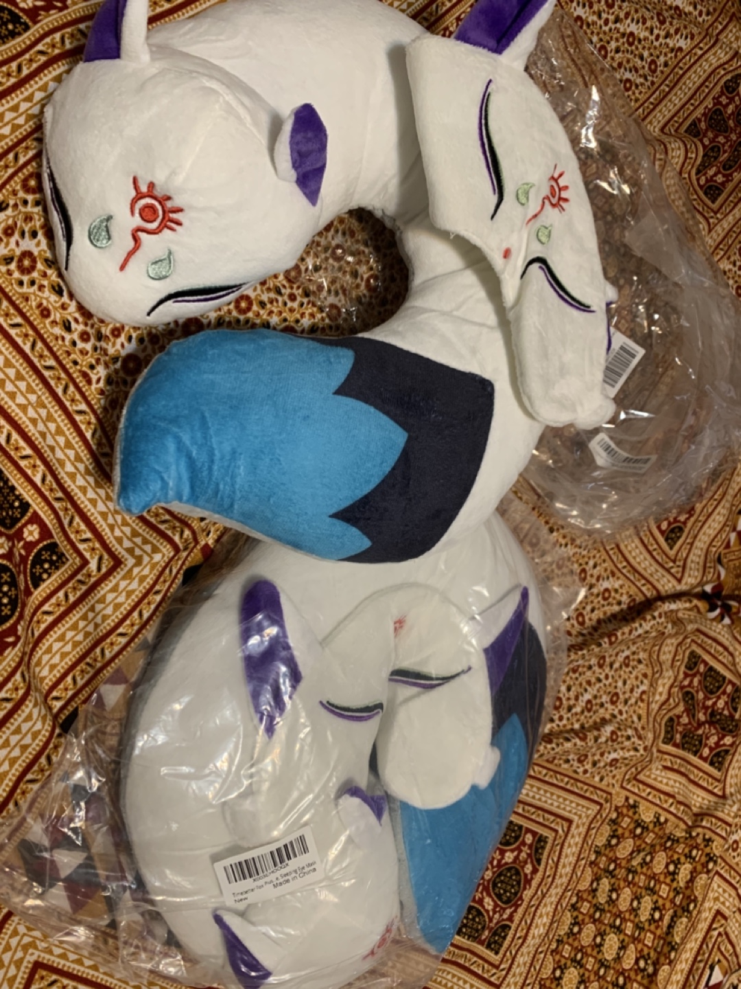 Kitsune Neck Pillow and Sleep Mask Set - photo 2
