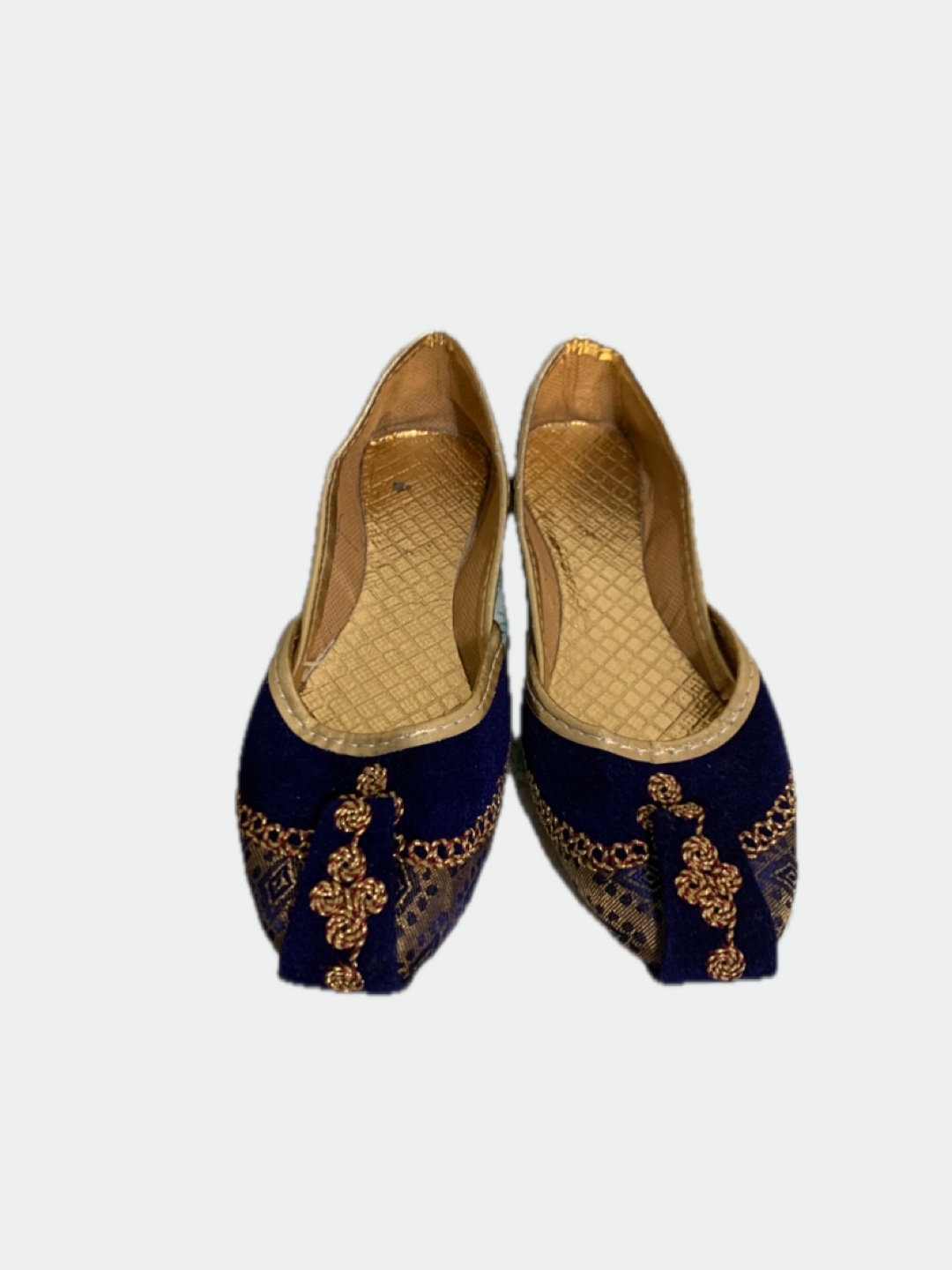 Hand-Beaded Punjabi Juttis - Assorted Colours - photo 4