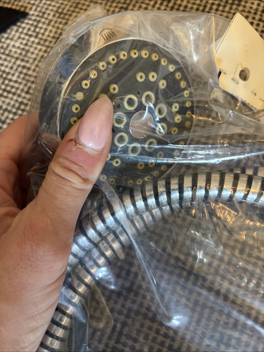 New Shower Head and Hose Set