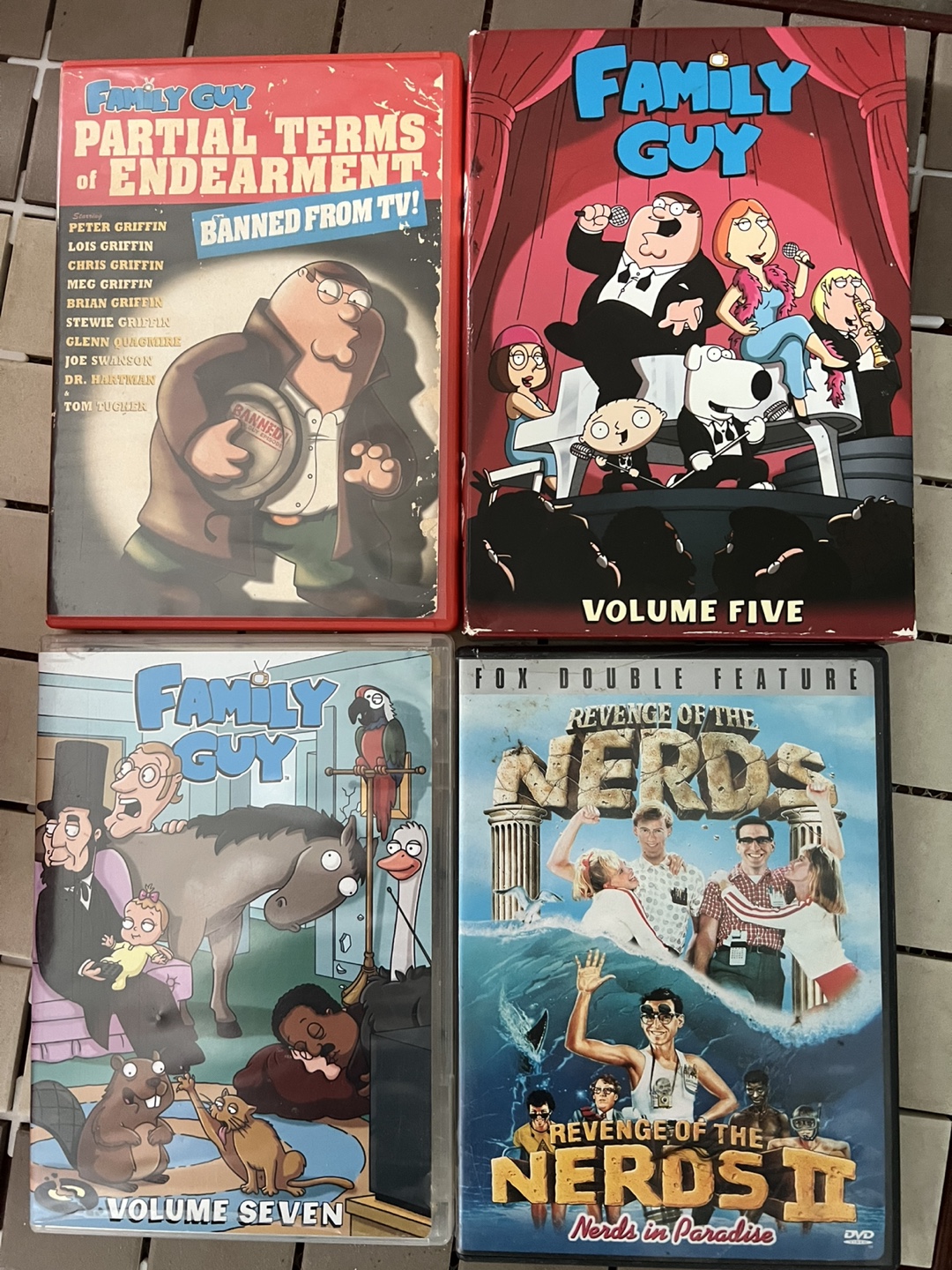 Family Guy DVD Collection + Revenge of the Nerds Double Feature