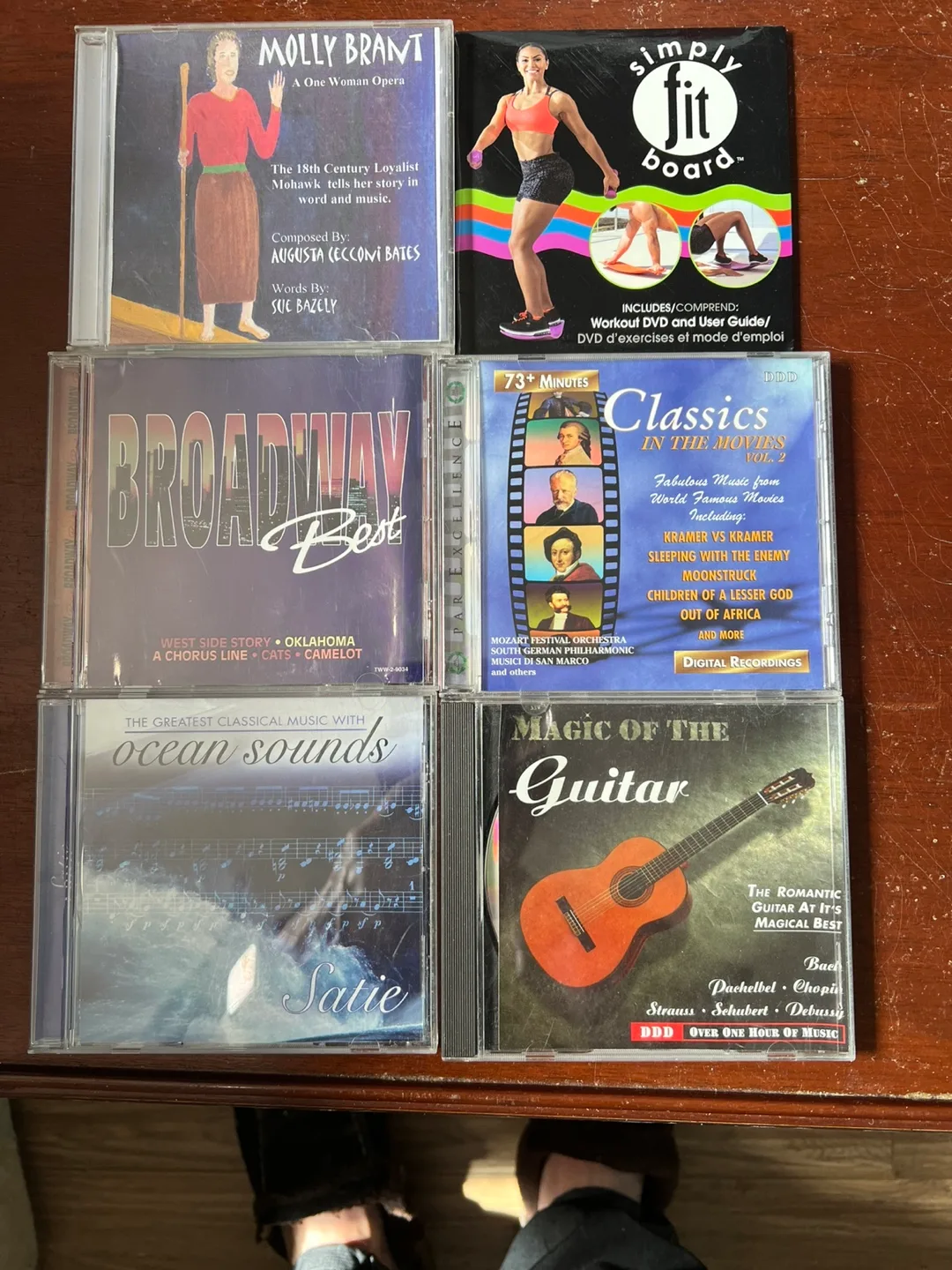 Collection of 6 CDs: Musicals, Classics & Workout DVD thumbnail