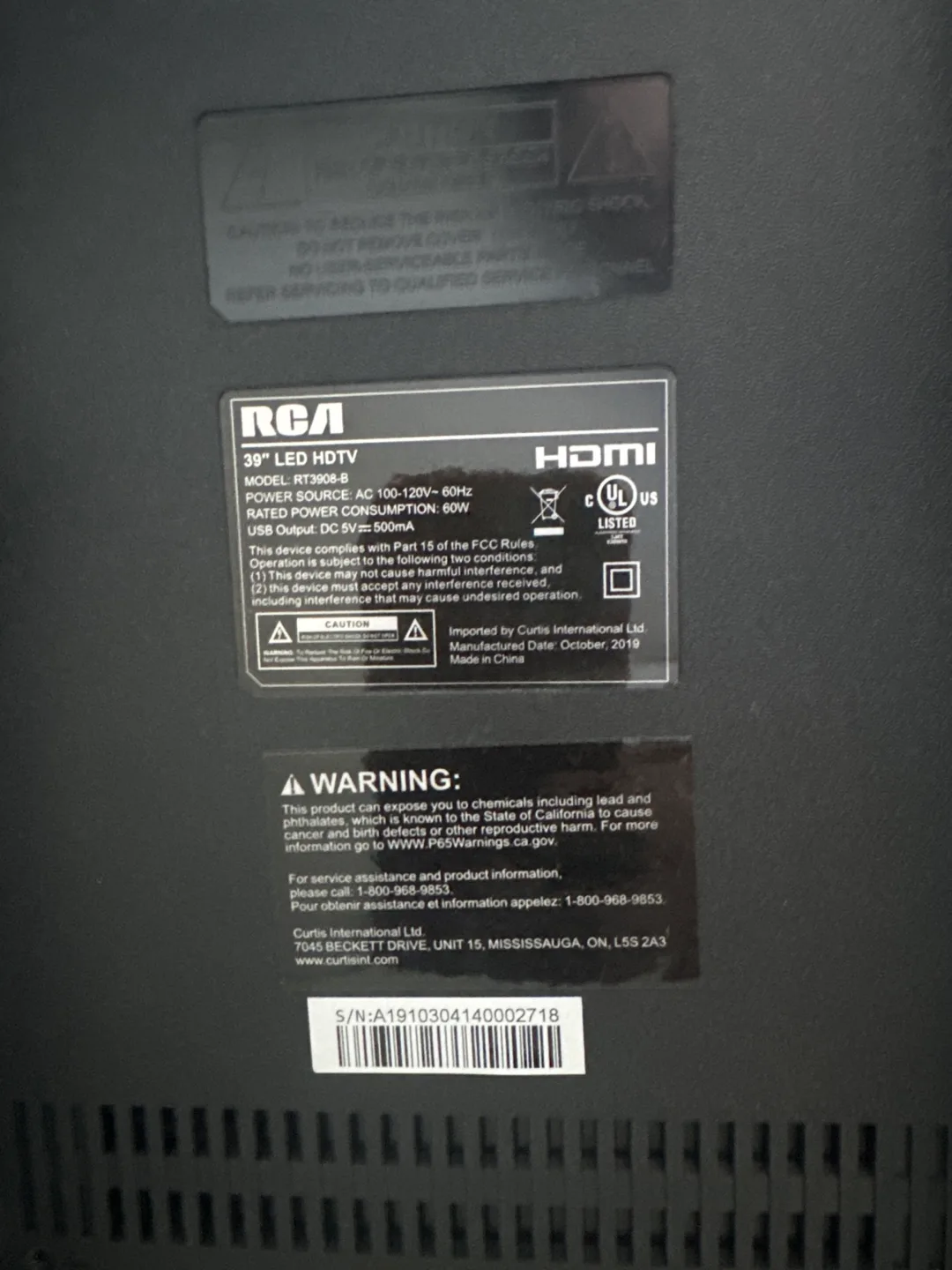 RCA TV with Roku Soundbar & Wall Mount image indicator(6)