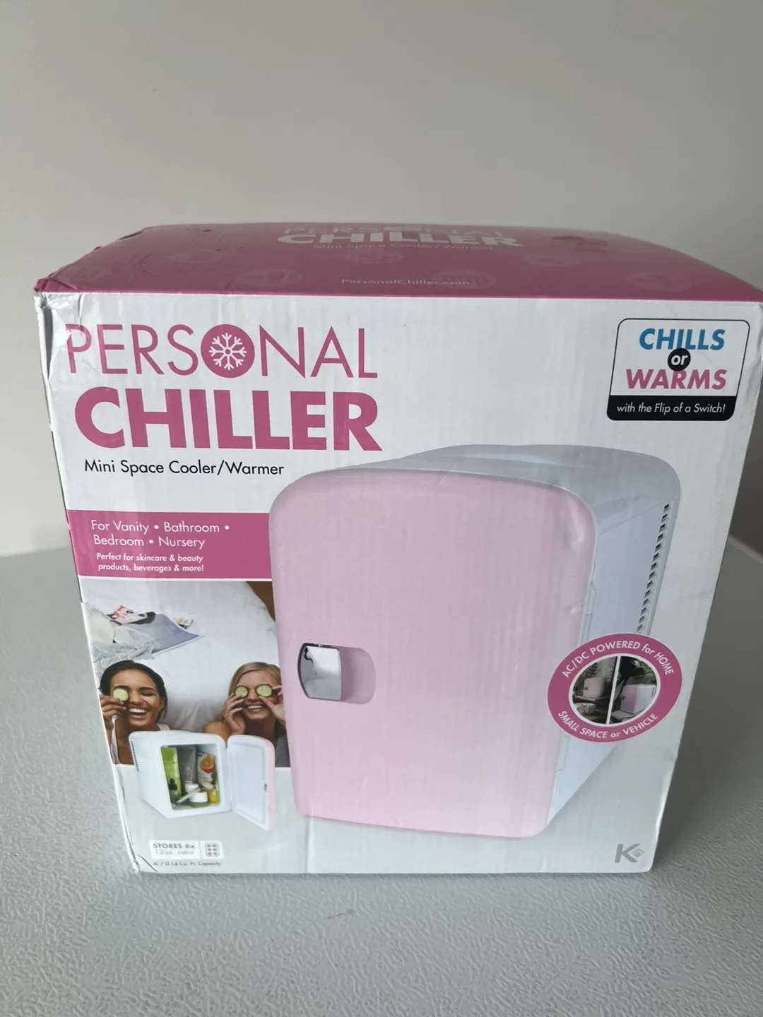 Personal Chiller Mini Fridge - Pink thumbnail