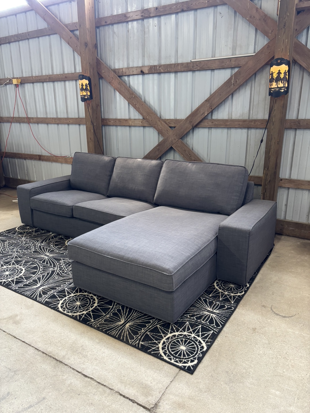 *Delivery Available* IKEA Kivik Sectional Sofa in Grey 🛋️ - photo 3