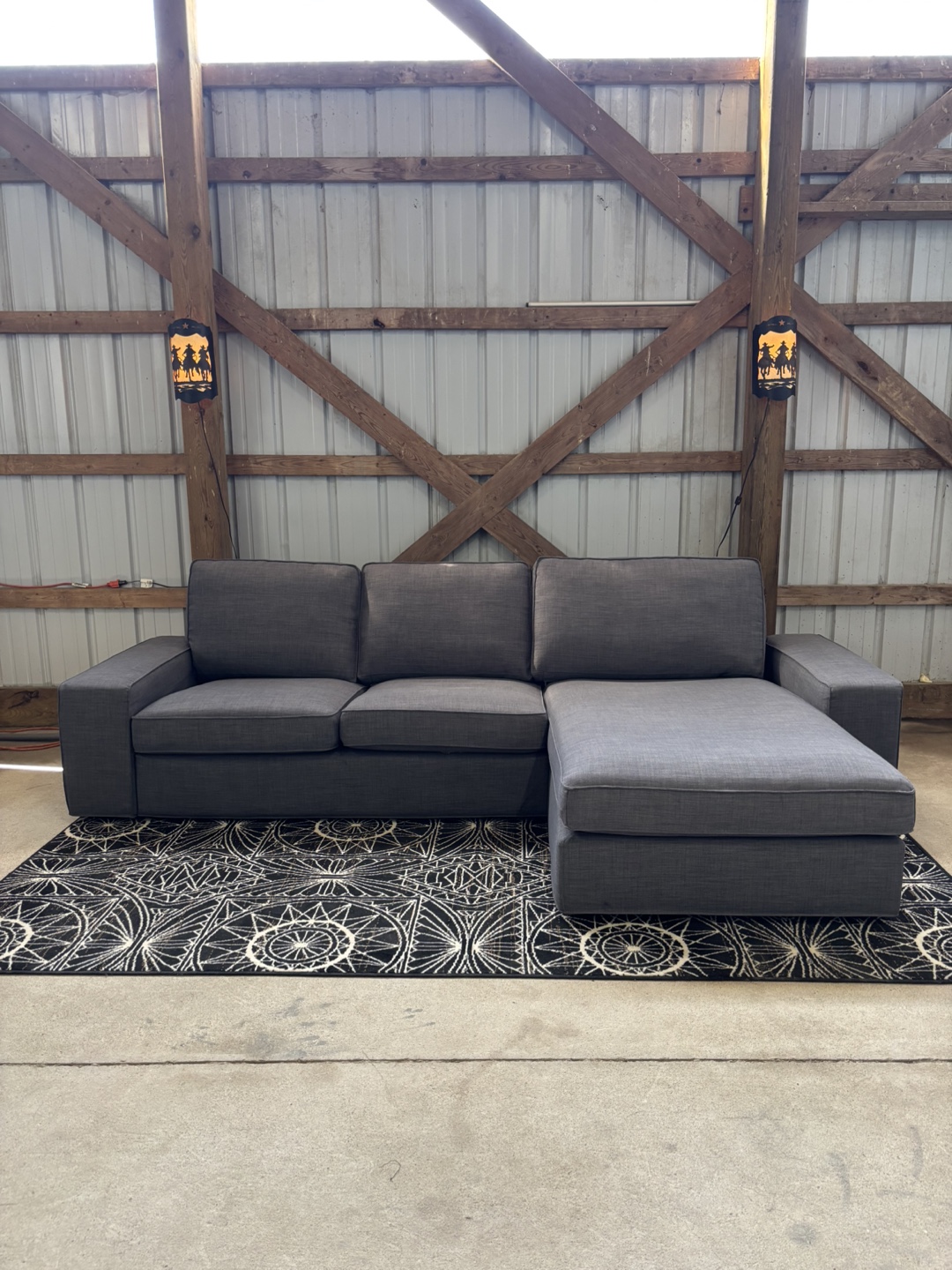 *Delivery Available* IKEA Kivik Sectional Sofa in Grey 🛋️