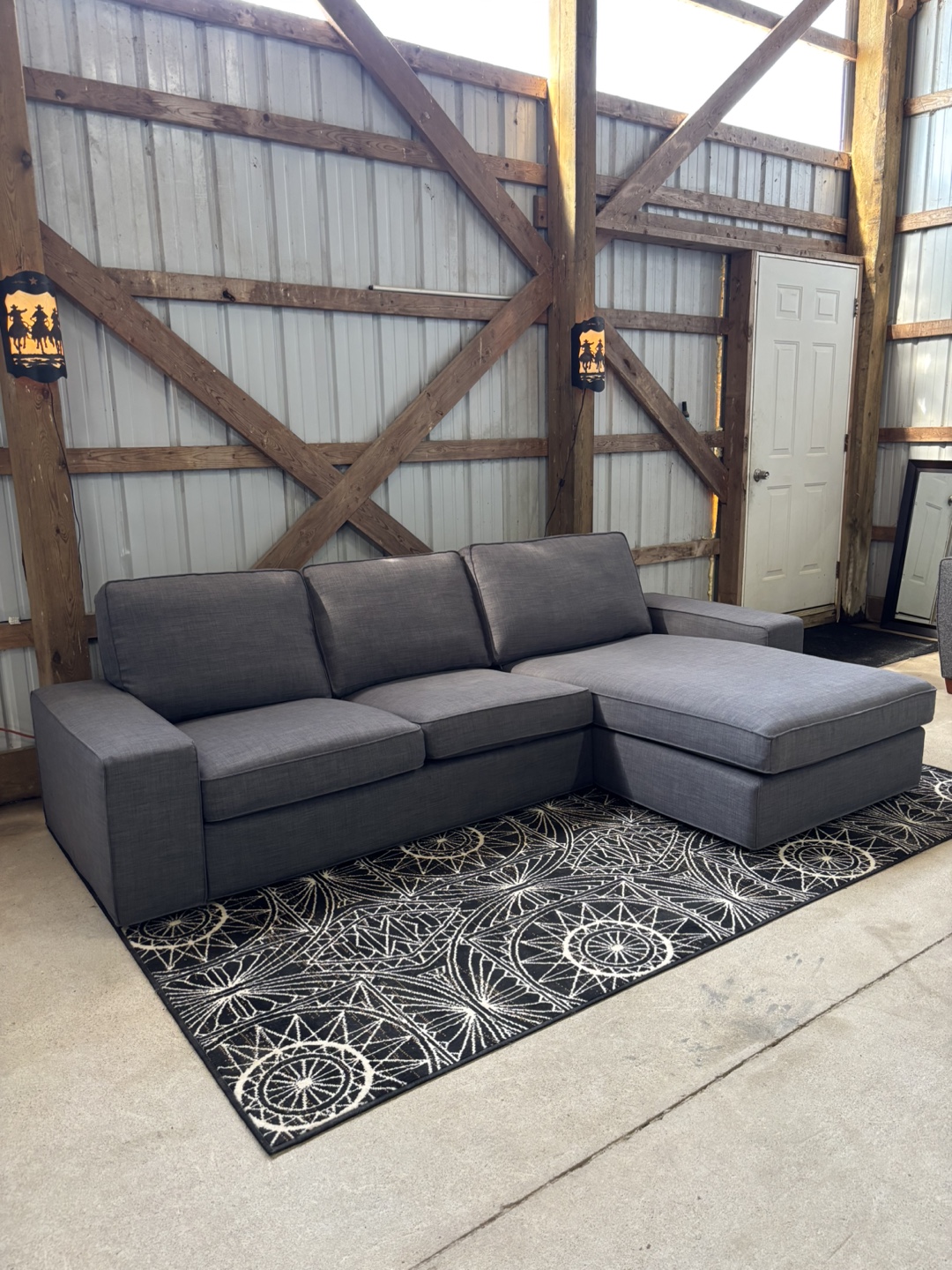 *Delivery Available* IKEA Kivik Sectional Sofa in Grey 🛋️ - photo 4