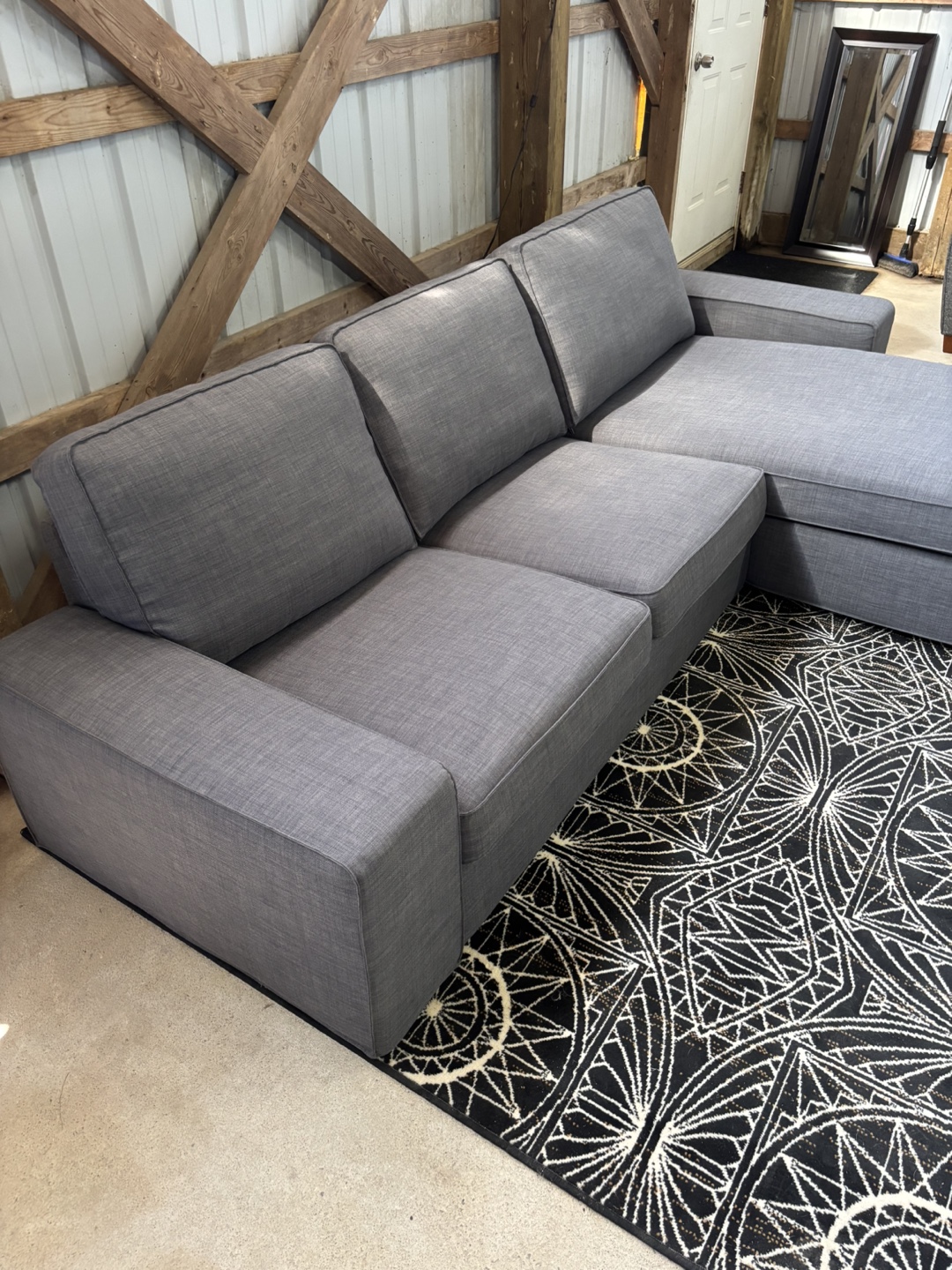 *Delivery Available* IKEA Kivik Sectional Sofa in Grey 🛋️ - photo 5