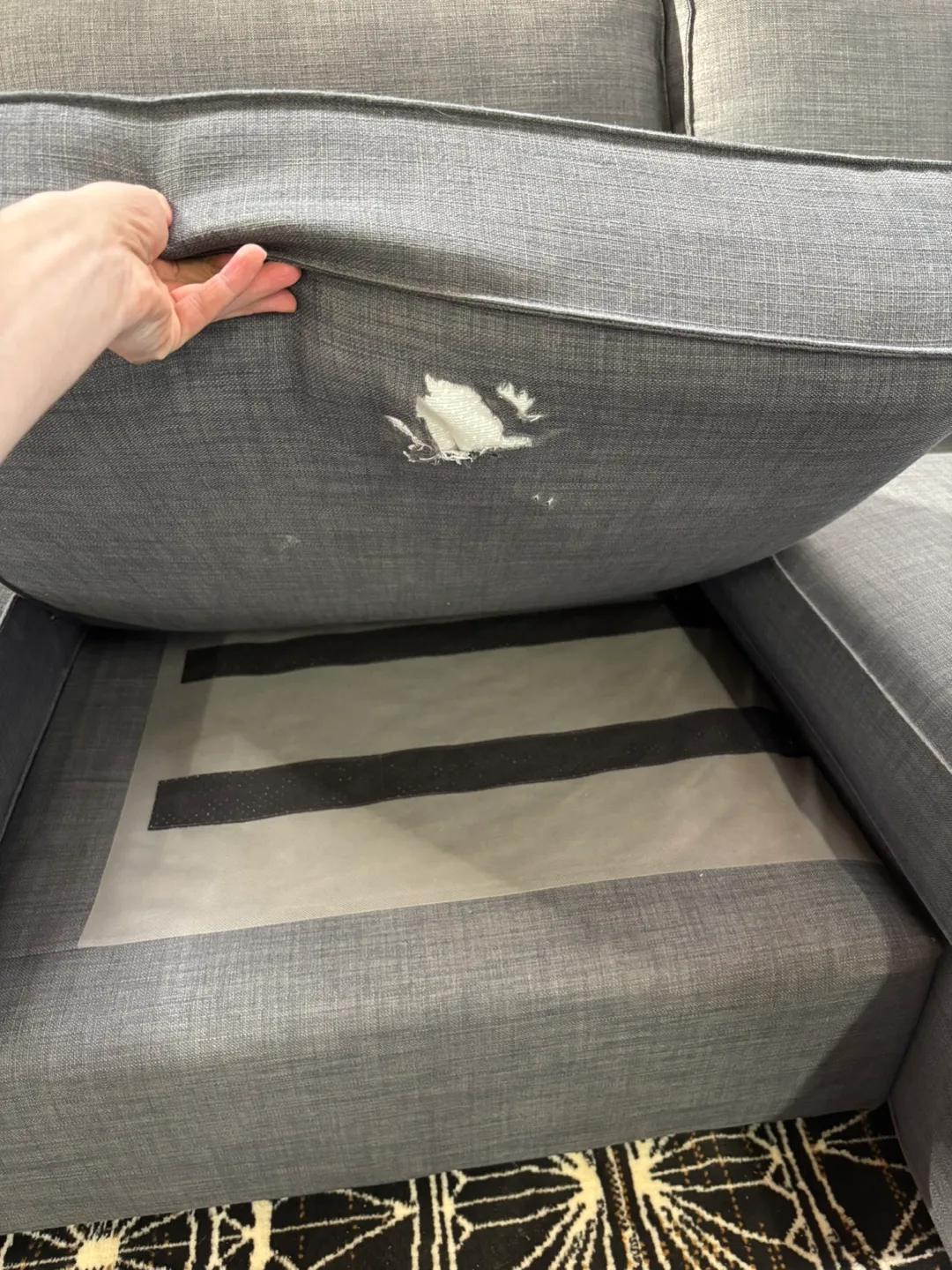 *Delivery Available* IKEA Kivik Sectional Sofa in Grey 🛋️ image indicator(7)