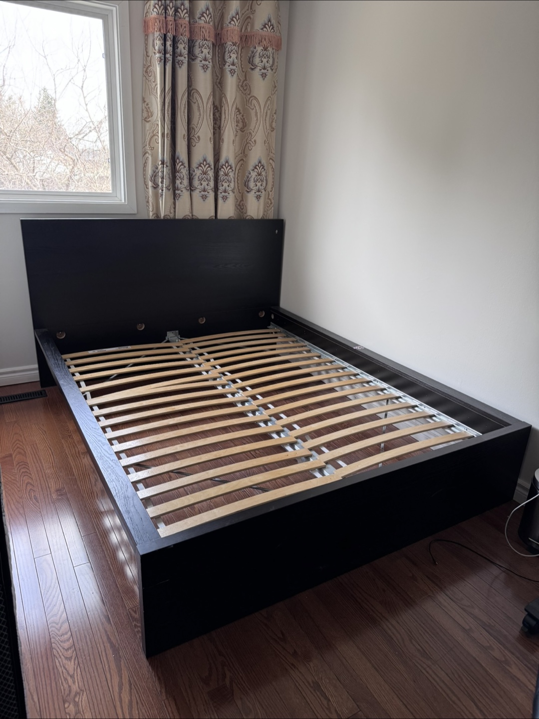 IKEA Queen Bed Frame with Slatted Base - photo 2