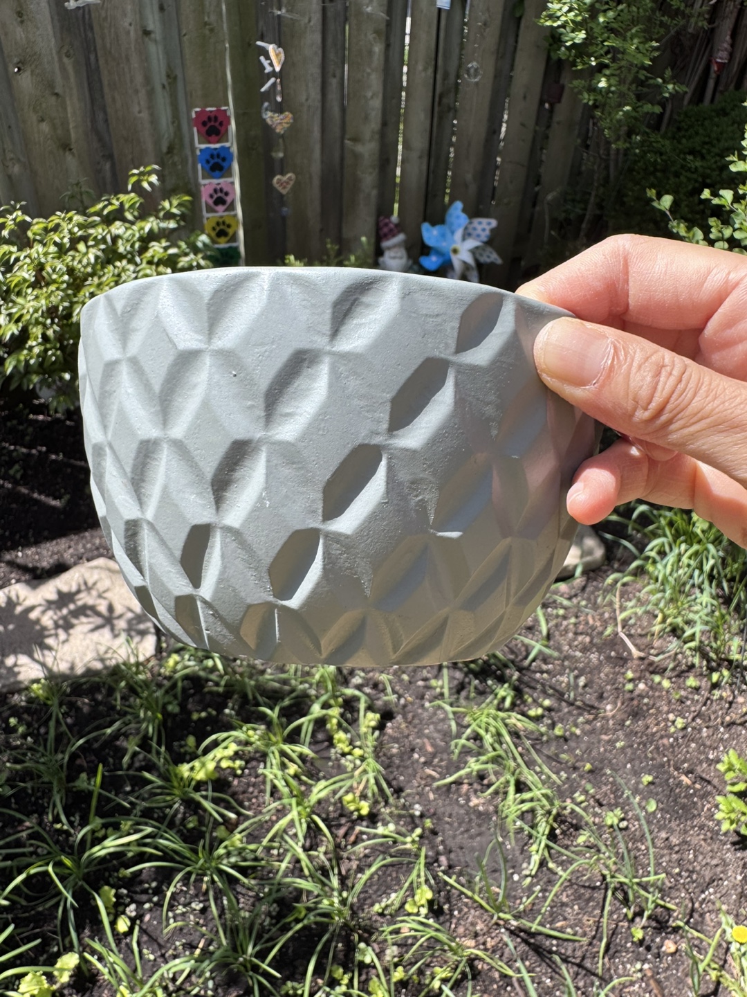 Flower Pot - Grey Round - photo 3