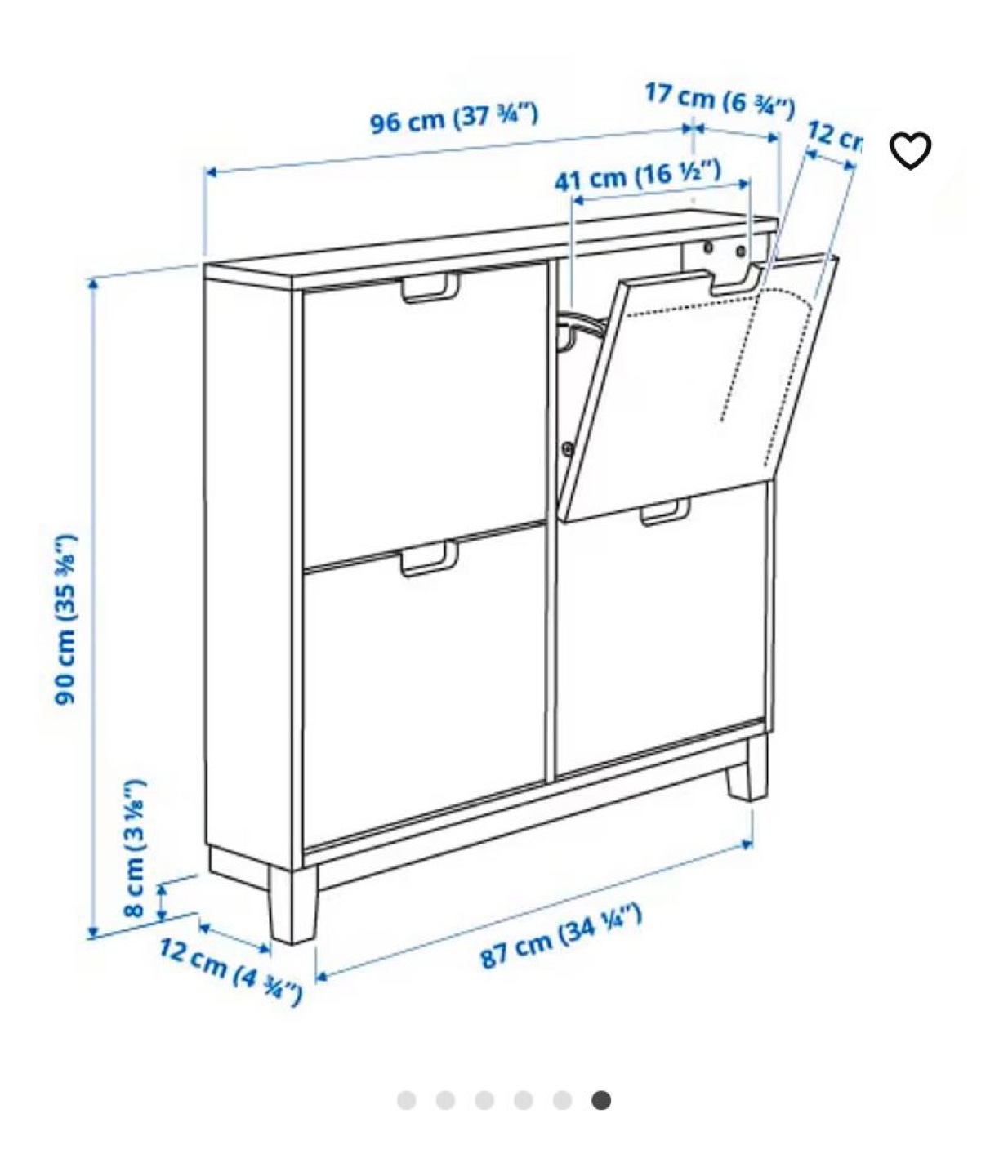 IKEA STALL Shoe Cabinet - photo 2