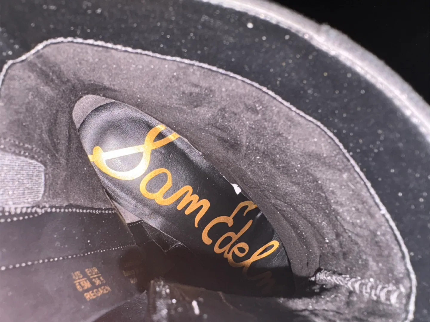 Sam Edelman Regan Black Suede Ankle Boots - Size 6.5M image indicator(4)