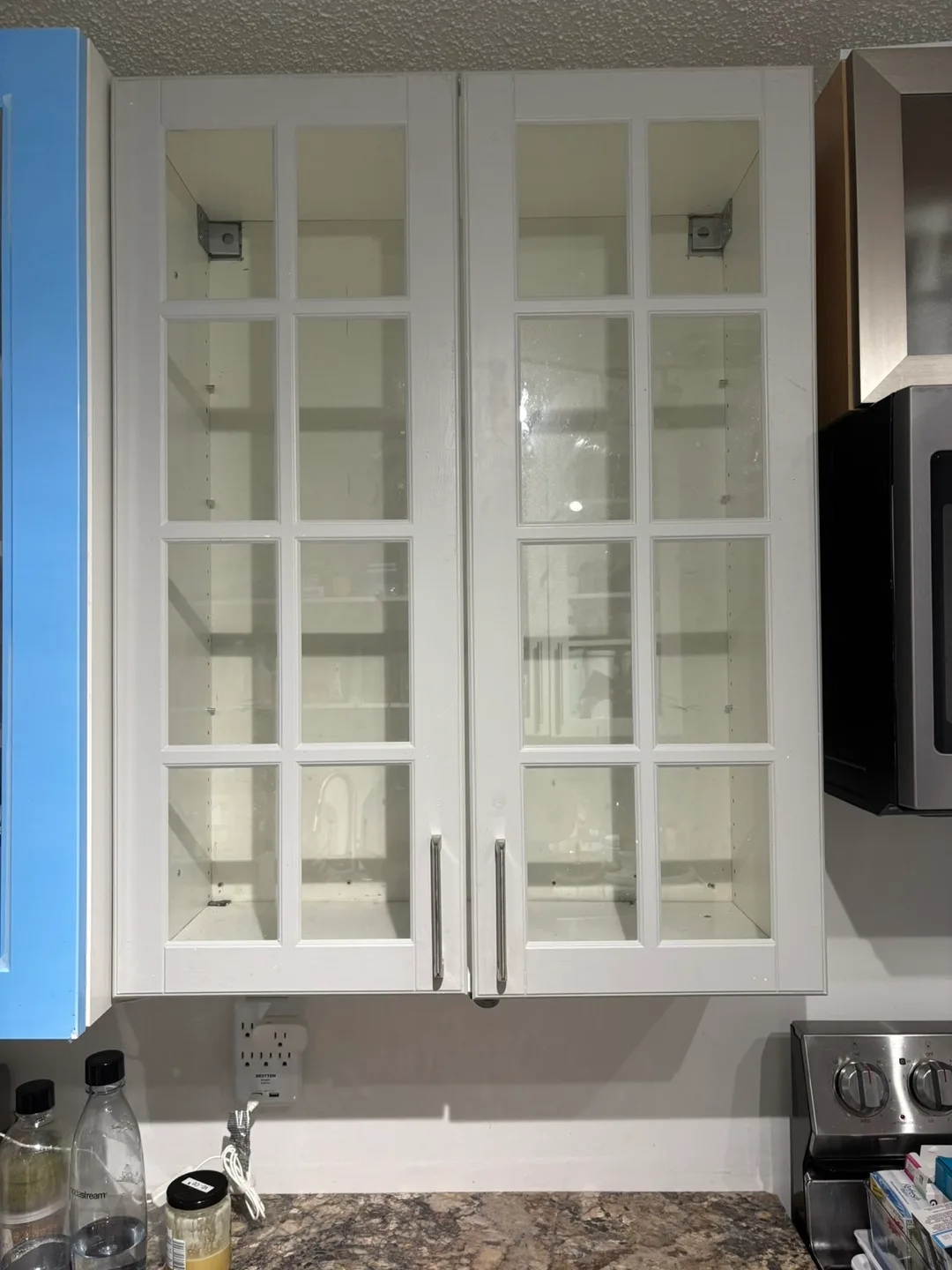 IKEA Wall Cabinets with Glass Doors thumbnail