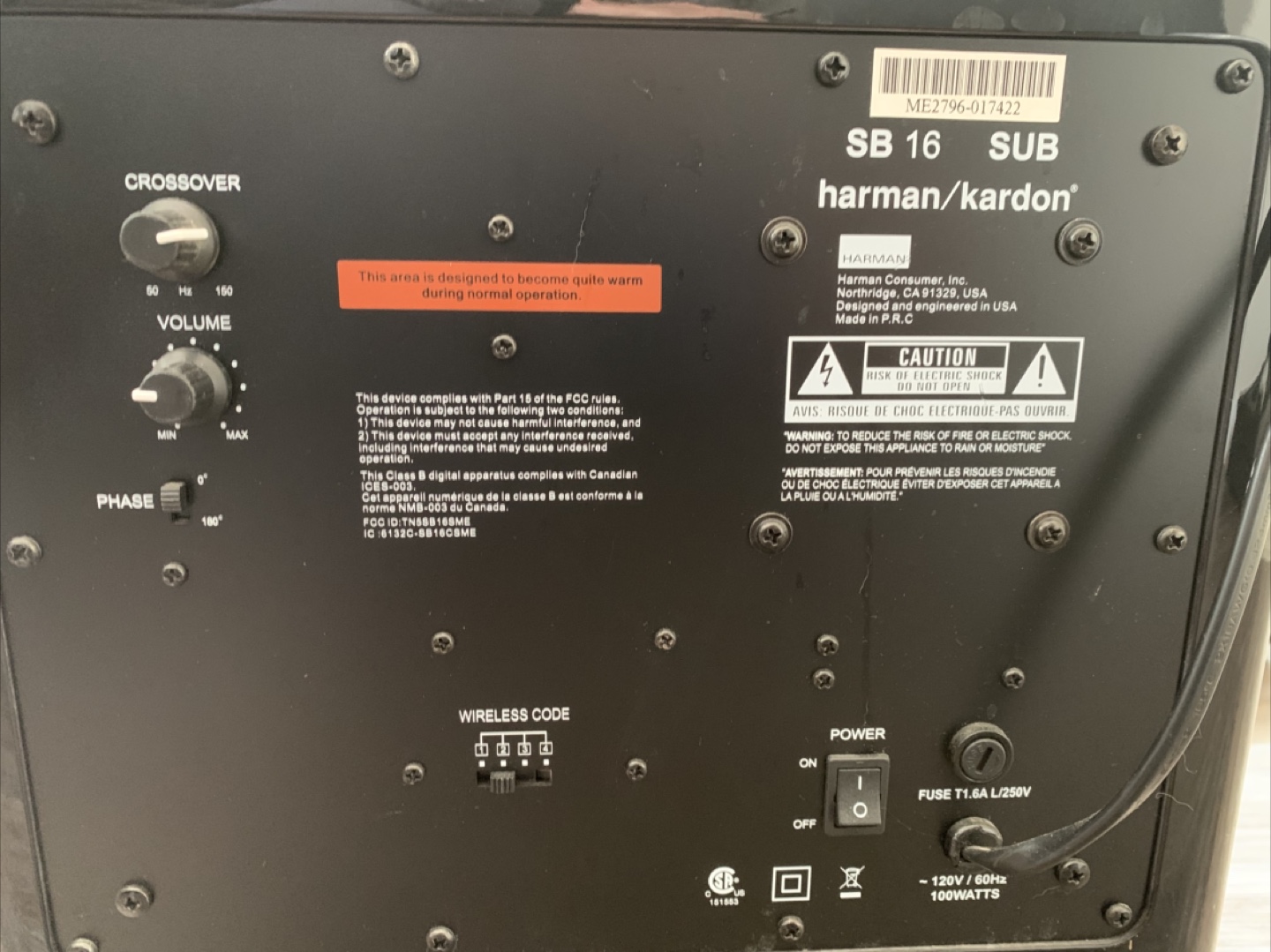 Harman Kardon SB16 Soundbar and Subwoofer System - photo 3