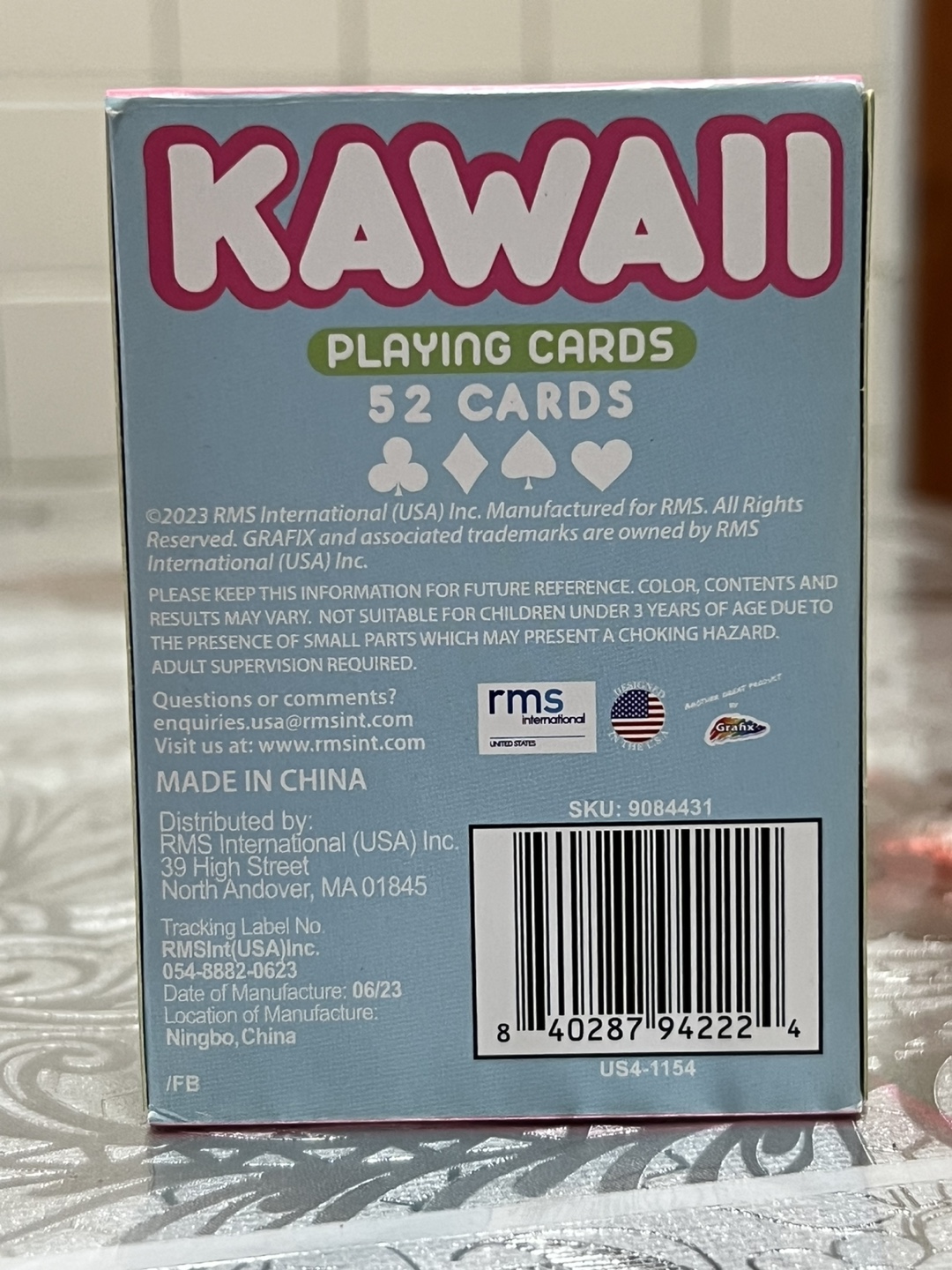 Kawaii Playing Cards - 52 Cards, Ages 6+ - photo 2
