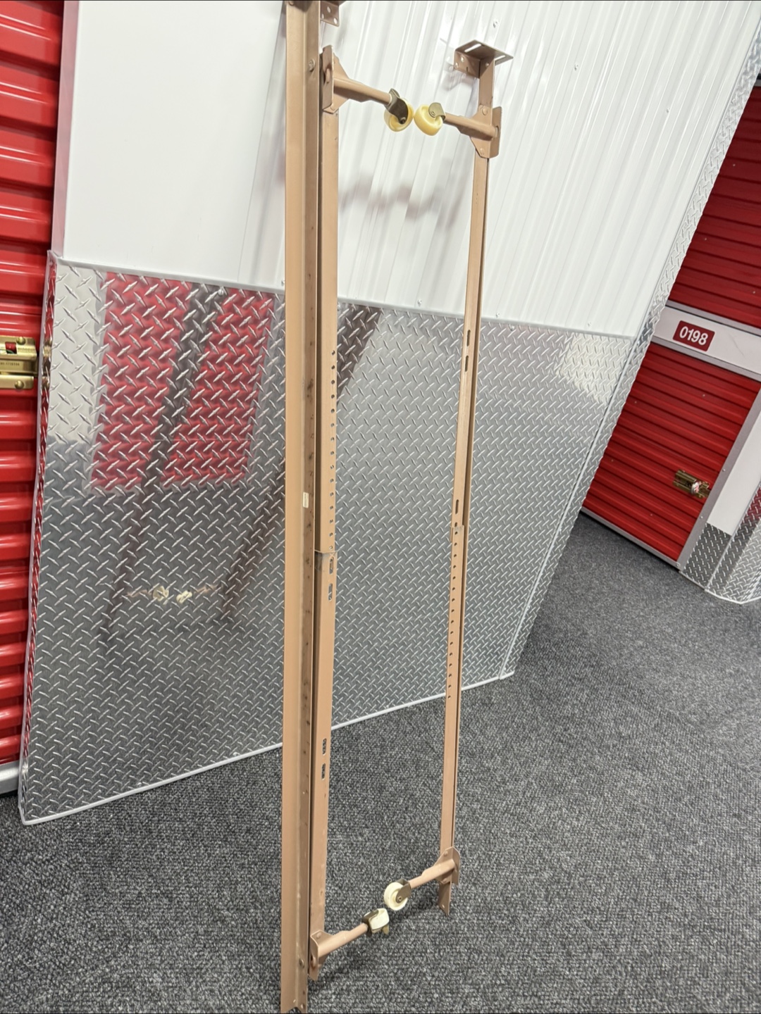 Vintage Metal Bed Frame Side Rails