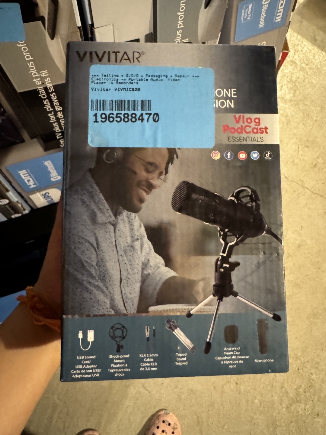 Vivitar Vlog Podcasting Microphone Kit