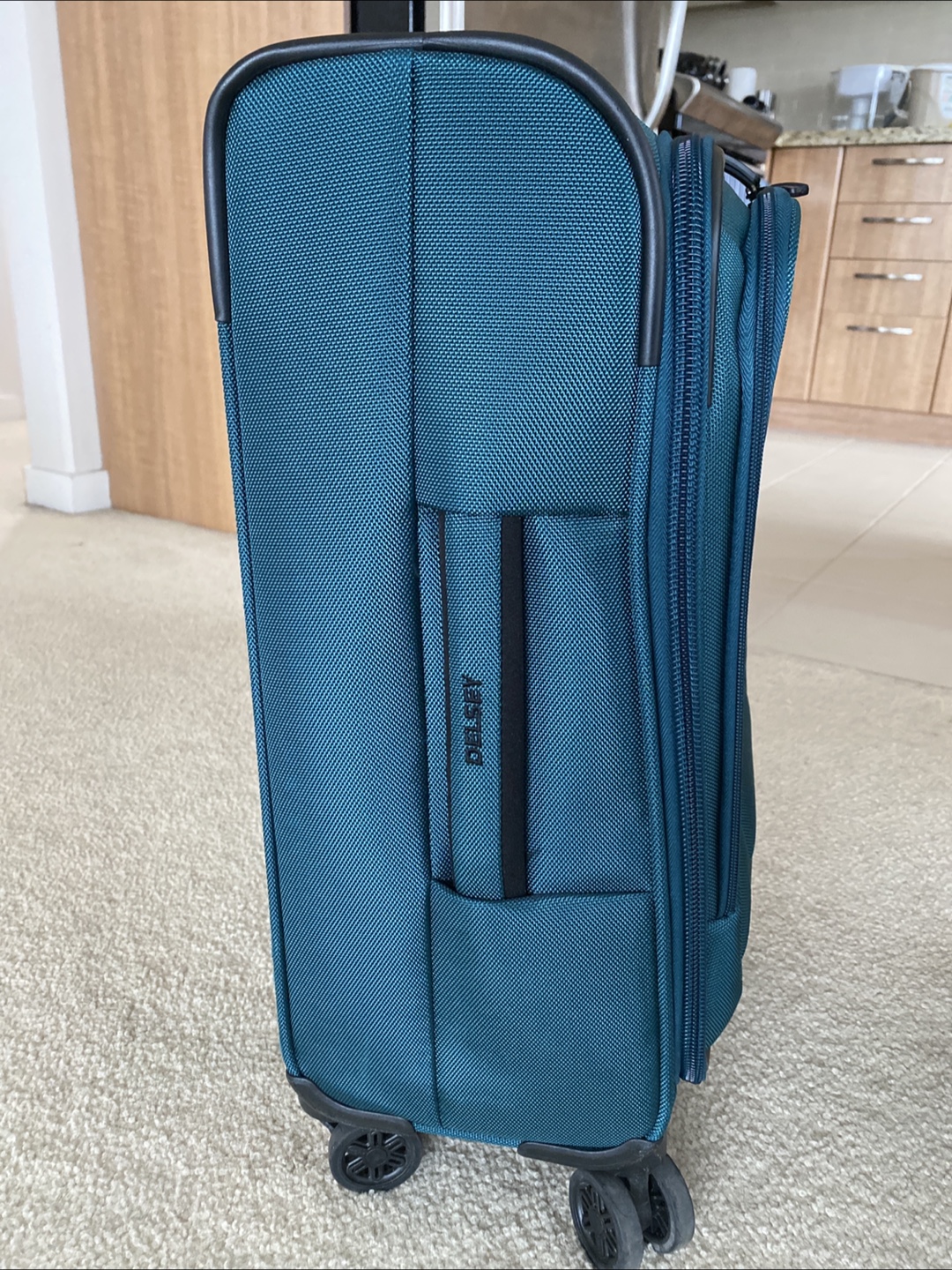 Delsey Carry-On Suitcase - Teal - photo 2